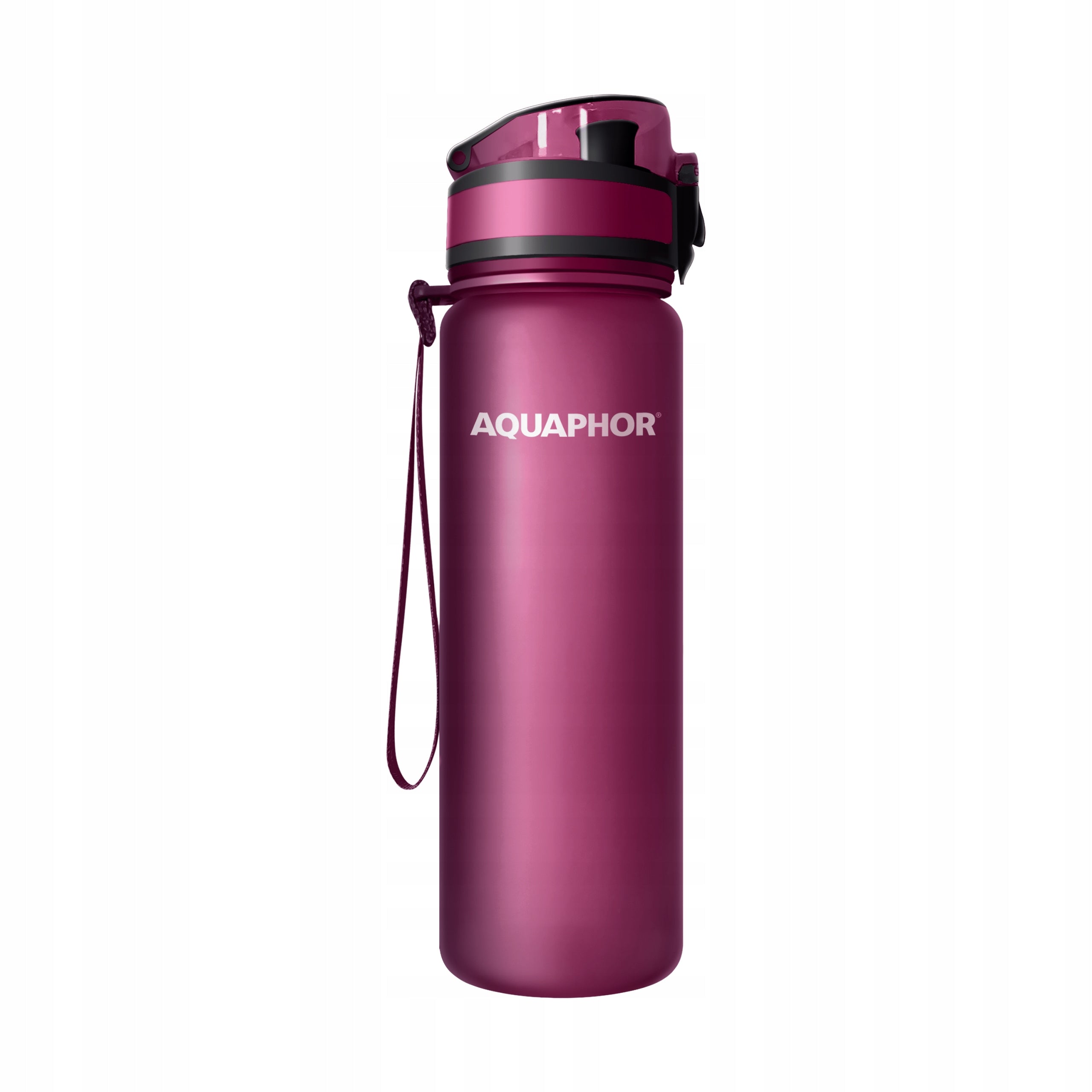 Bottle filtering bottle filter AQUAPHOR 0.5 l BURGUNDY Manufacturer code Aquaphor City