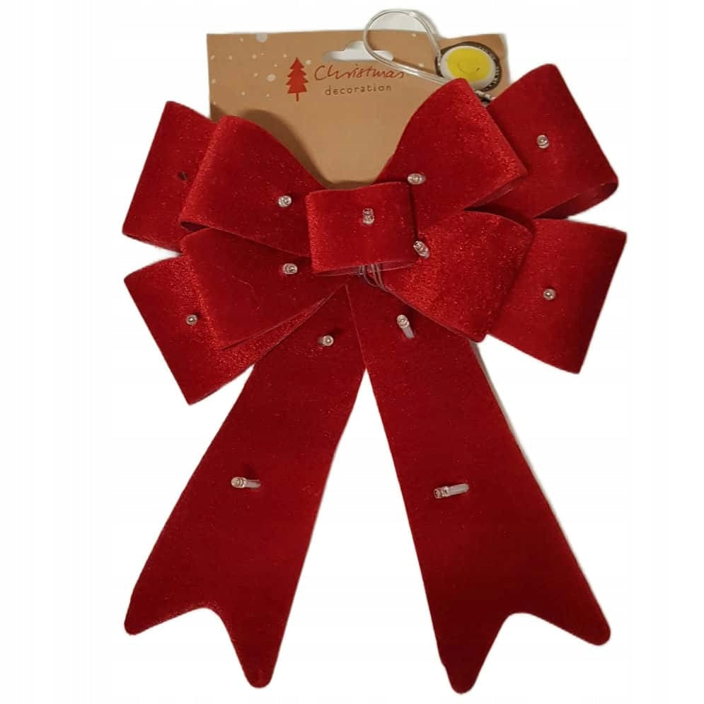 Bow Decorative 25CM LED Christmas Decoration Brand Akcent