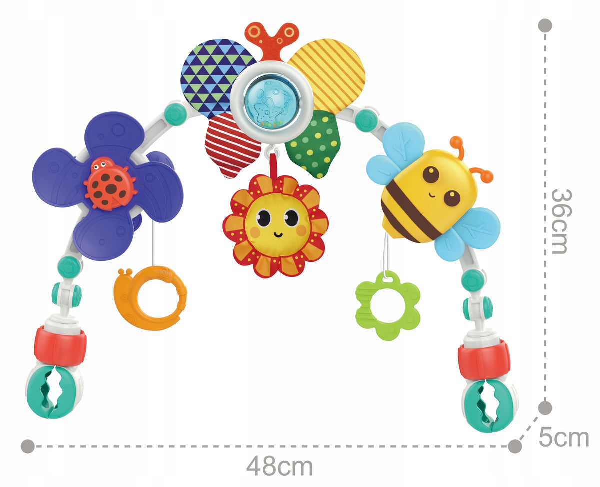 Bow Pendants For Bed Seat Stroller Infant Sensory Toy Kind toy bars