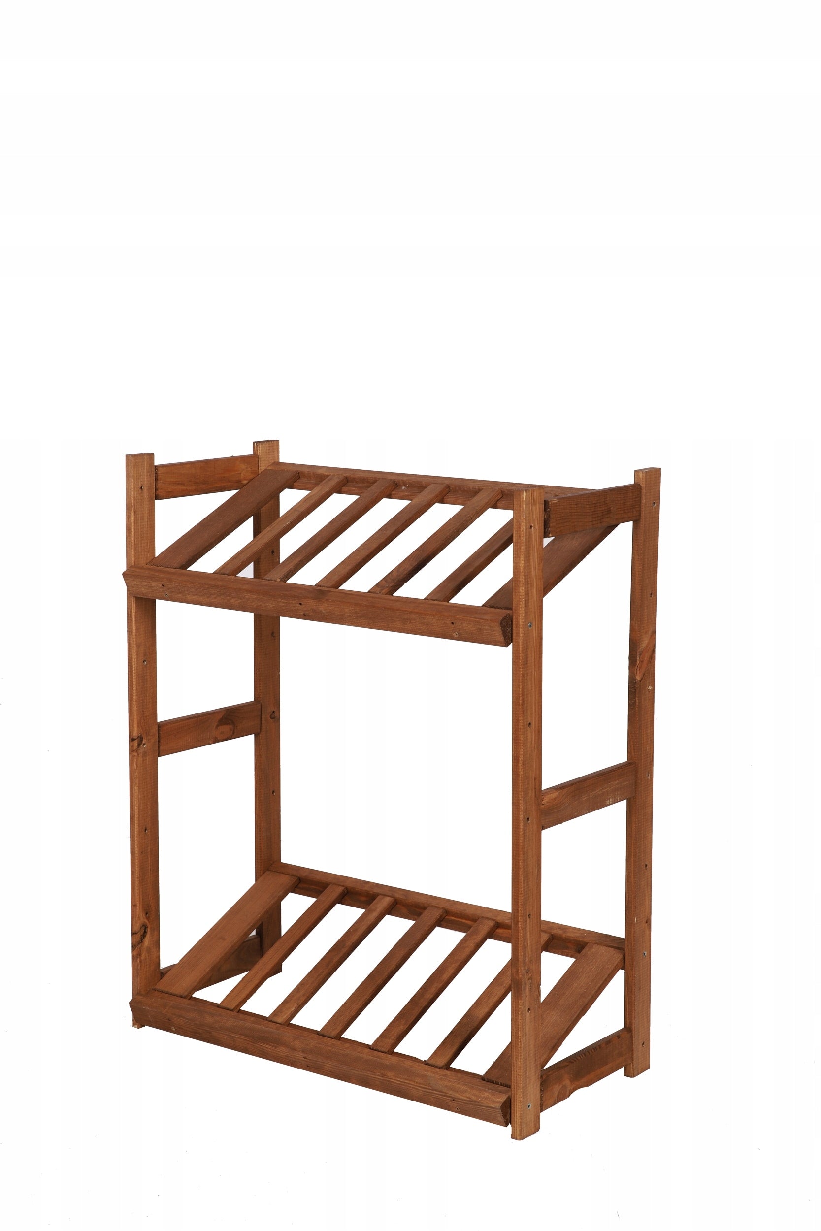 Box rack wooden rack for garage 2 shelves pine stand EKO Manufacturer no brand