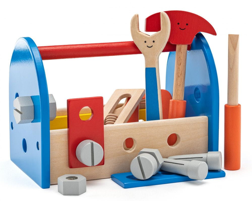 Box with tools for children DIY Woodyland