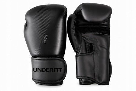 Boxing Gloves 14 oz Boxing Kickboxing Muay Thai black UNDERFIT Packaging status original