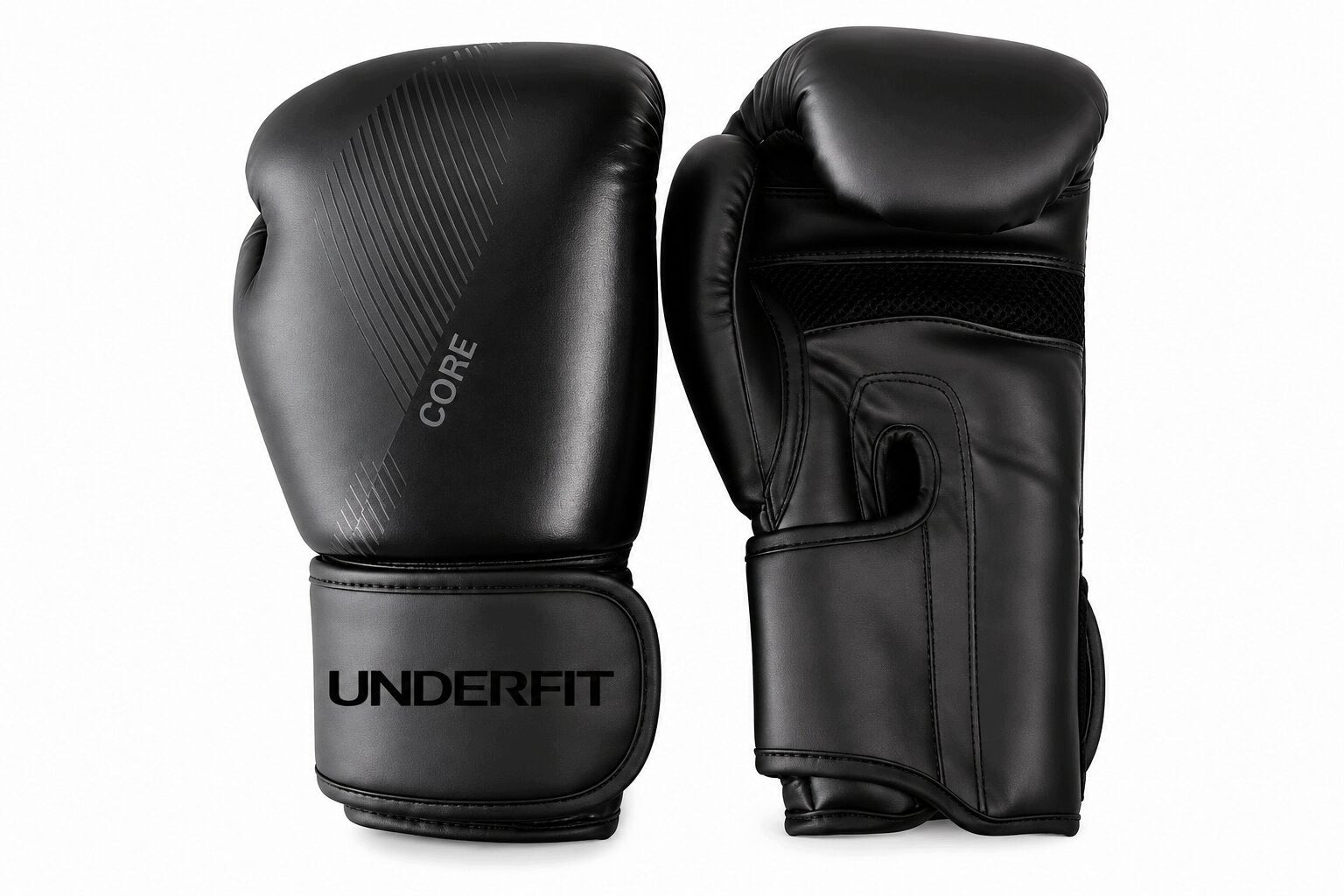 Boxing Gloves 14 oz Boxing Kickboxing Muay Thai black UNDERFIT