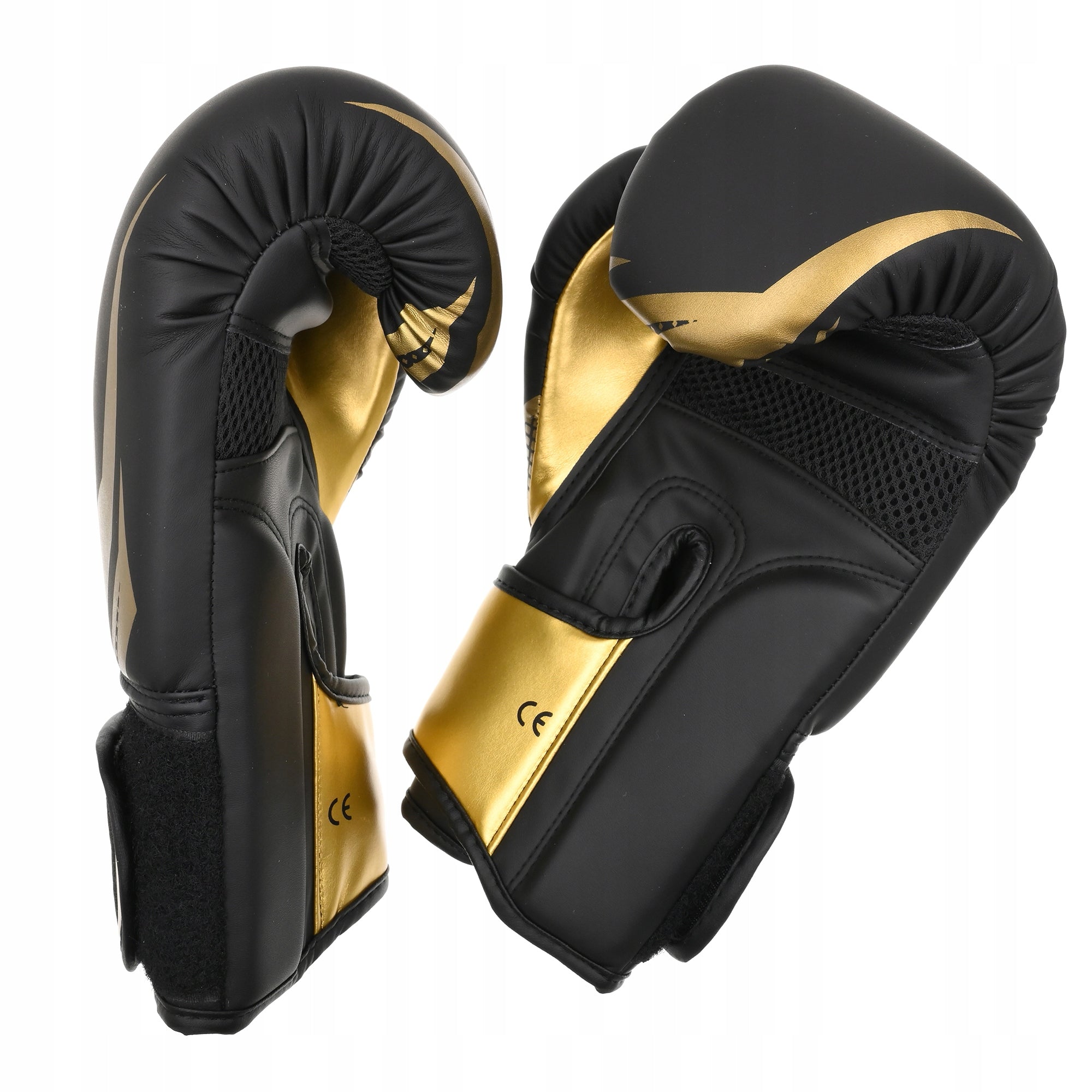 Boxing Gloves Black Gold-Black Training Sparring VoBo 12 oz Packaging status original