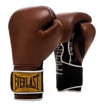 Boxing Gloves Everlast Genuine Leather 1910 Classic Brown 12oz