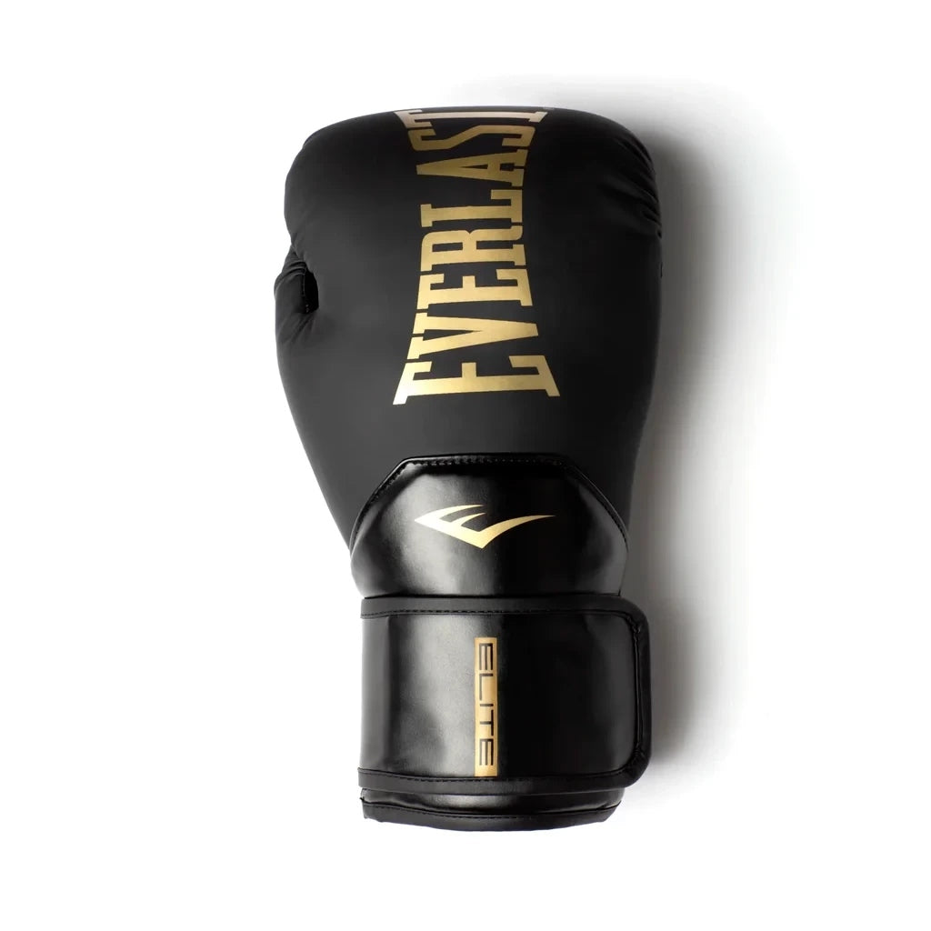 Boxing Gloves Everlast Pro Style Elite 2 black/gold 12oz Weight of gloves 12 oz