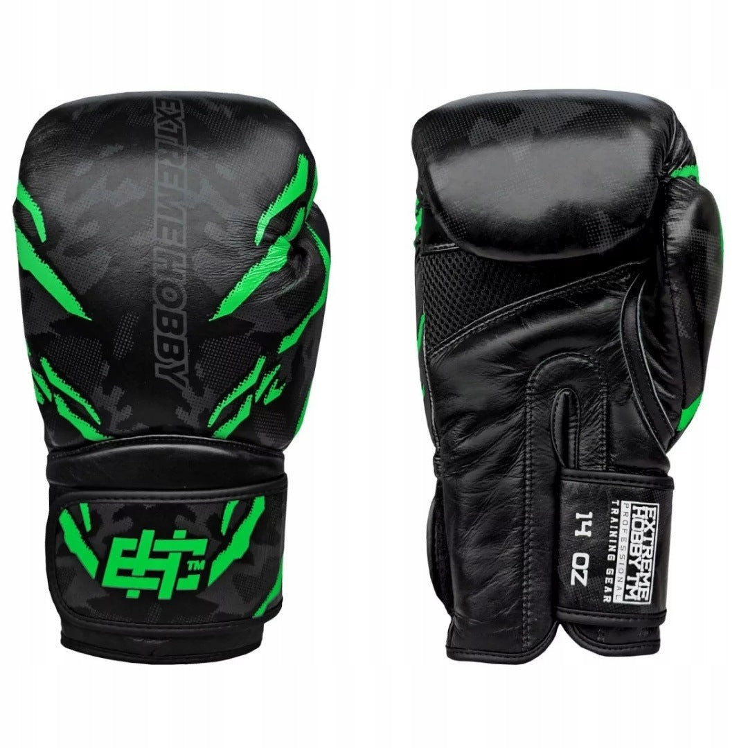 Boxing Gloves Extreme Hobby Black Panther Green r. 12oz Brand Extreme Hobby