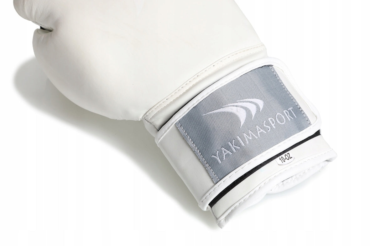 Boxing Gloves MARS Matt/White 8oz Manufacturer code 100568 8OZ