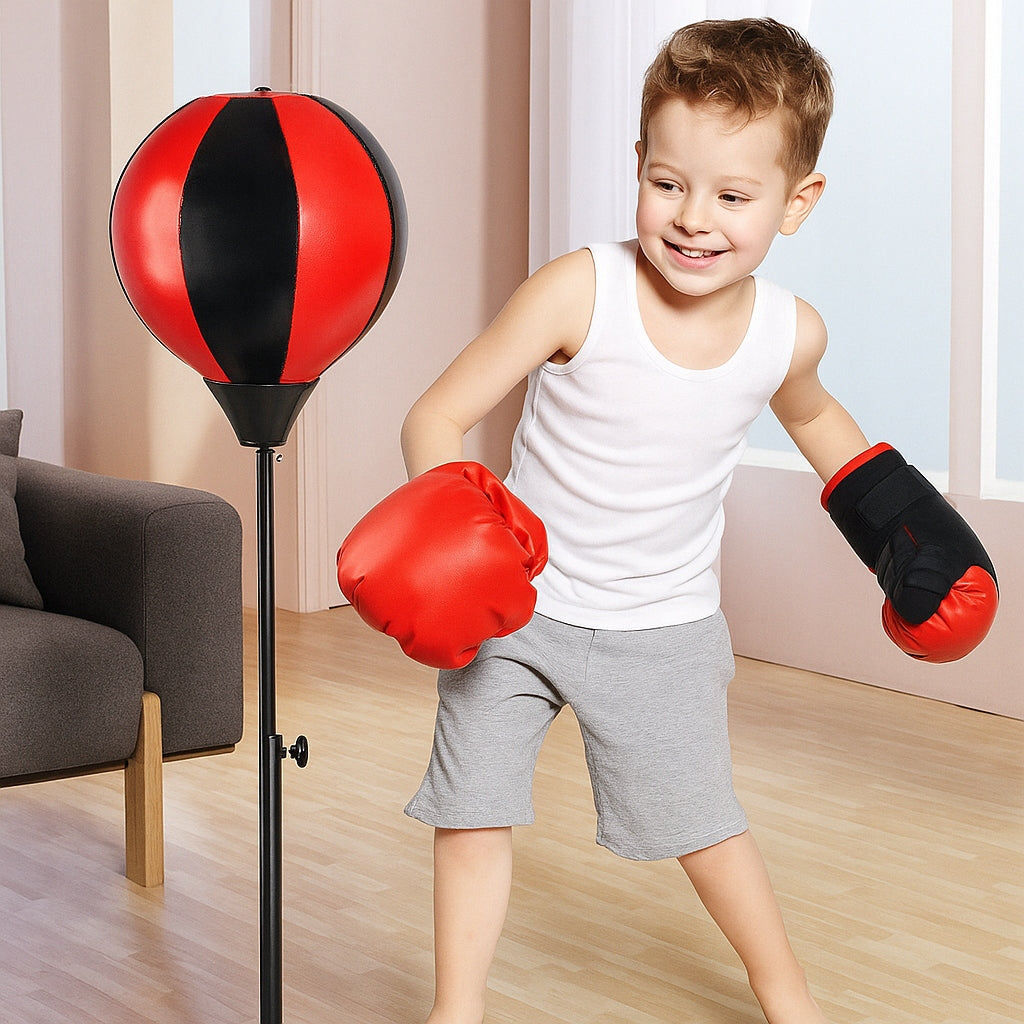 Boxing Set for Children Standing Boxing Pear Boxing Gloves Packaging status original