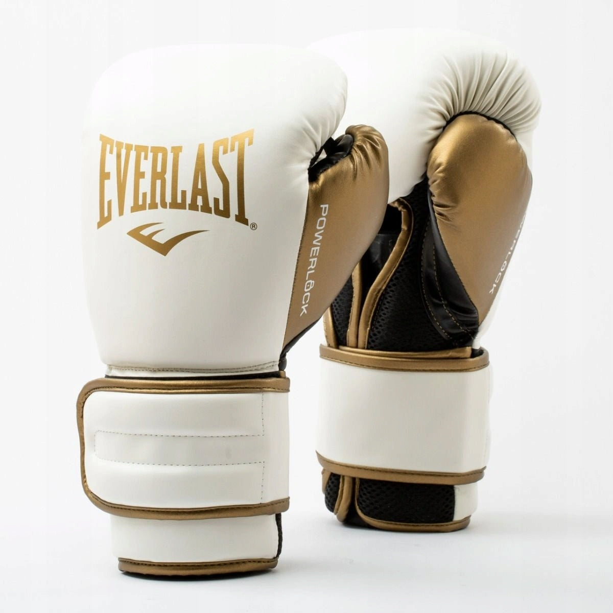 Boxing gloves Everlast for kickboxing Powerlock 2 white 14oz
