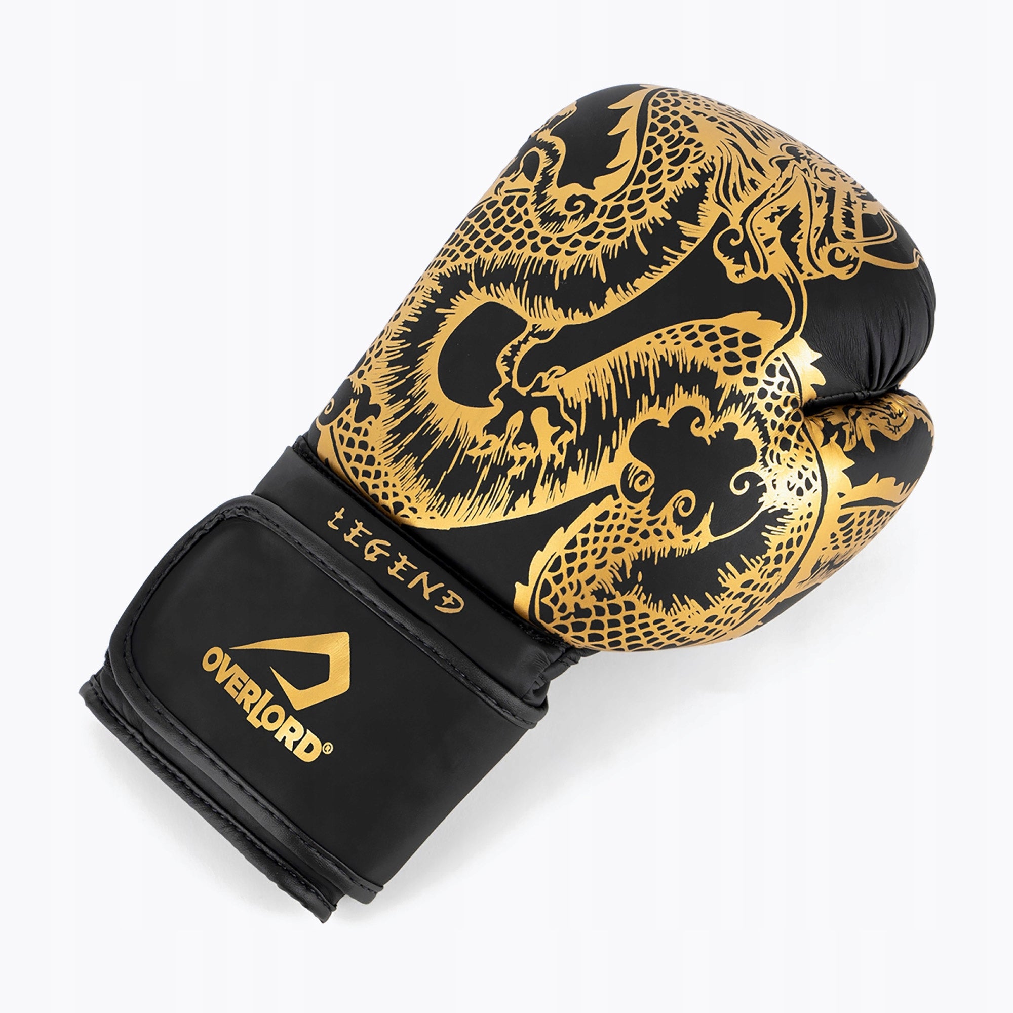 Boxing gloves Overlord Legend black and gold 100001-BK_GO 16 oz Brand Overlord