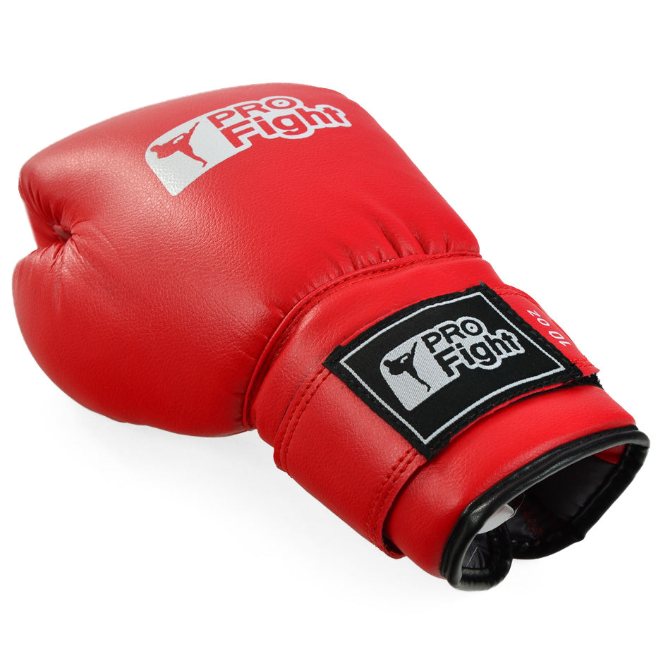 Boxing gloves Profight PVC red SIZE 12 Brand Profight