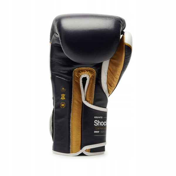 Boxing gloves SHOCK model X blue Leone1947 Packaging status original