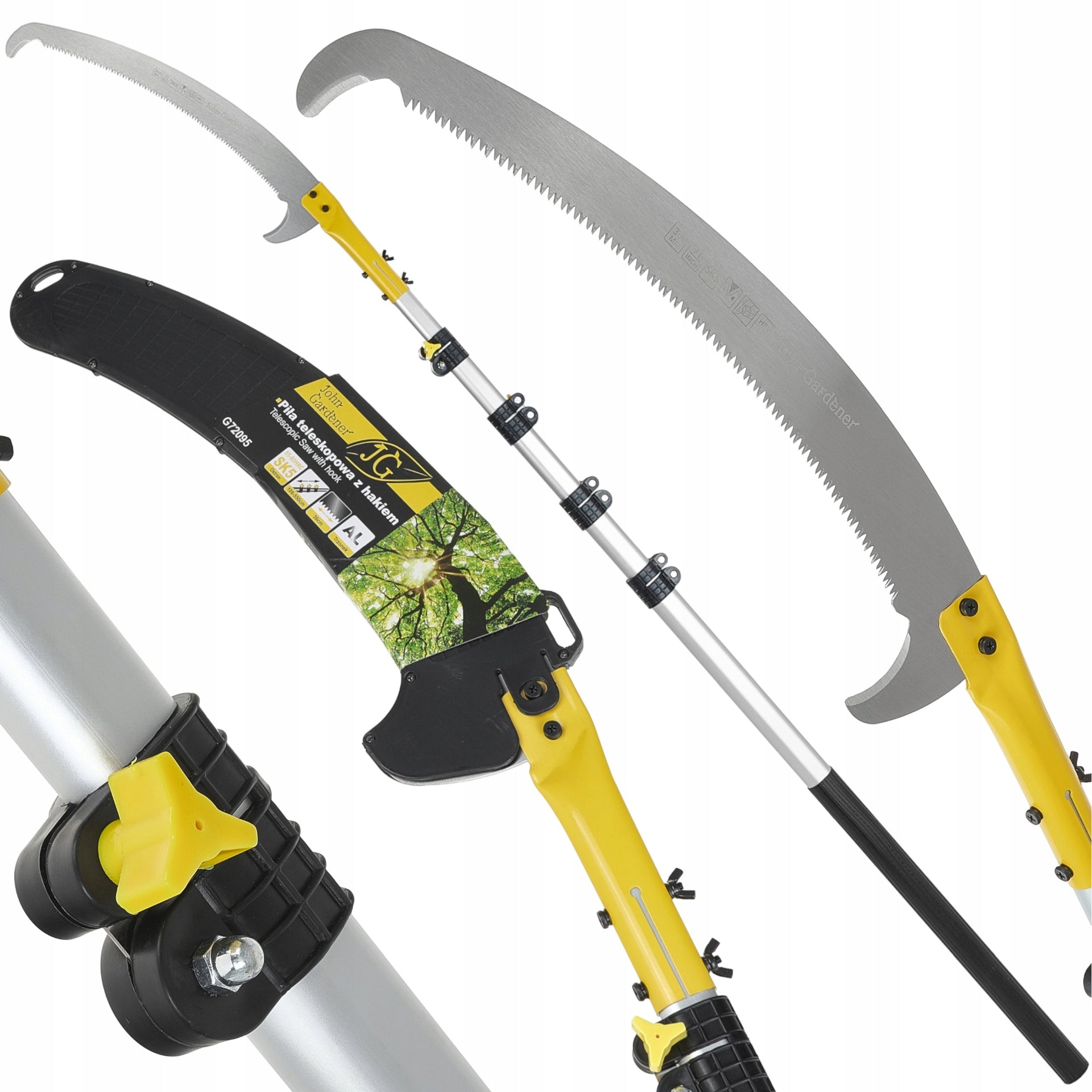 Branch Saw On Reach Hand Telescopic 5,5m Gardening With Hook