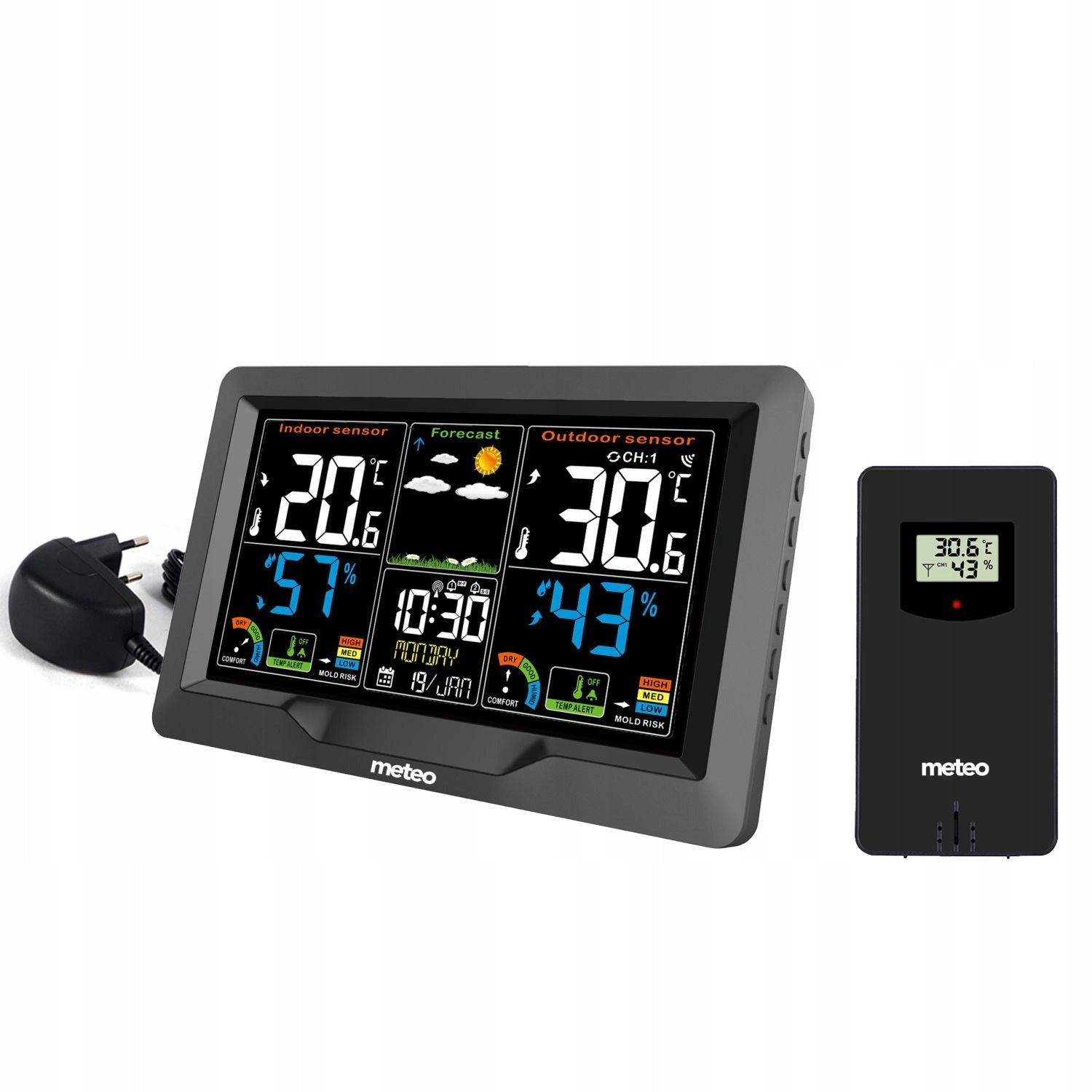 Branded home weather station with DCF METEO SP104 Official Distributor
