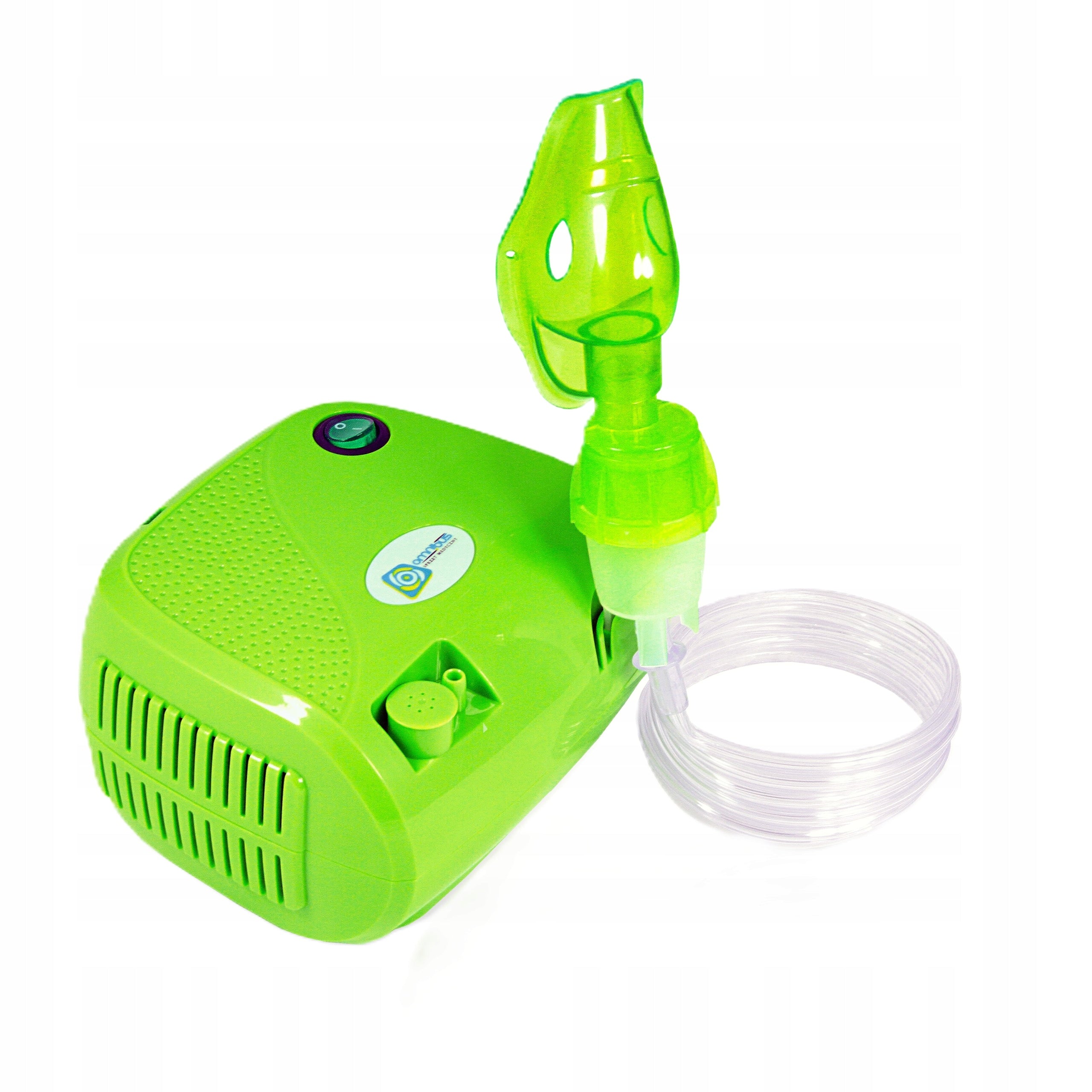 Branded nebuliser inhaler OMNIBUS BR-CN116 GREEN continuous operation, strong Packaging status original