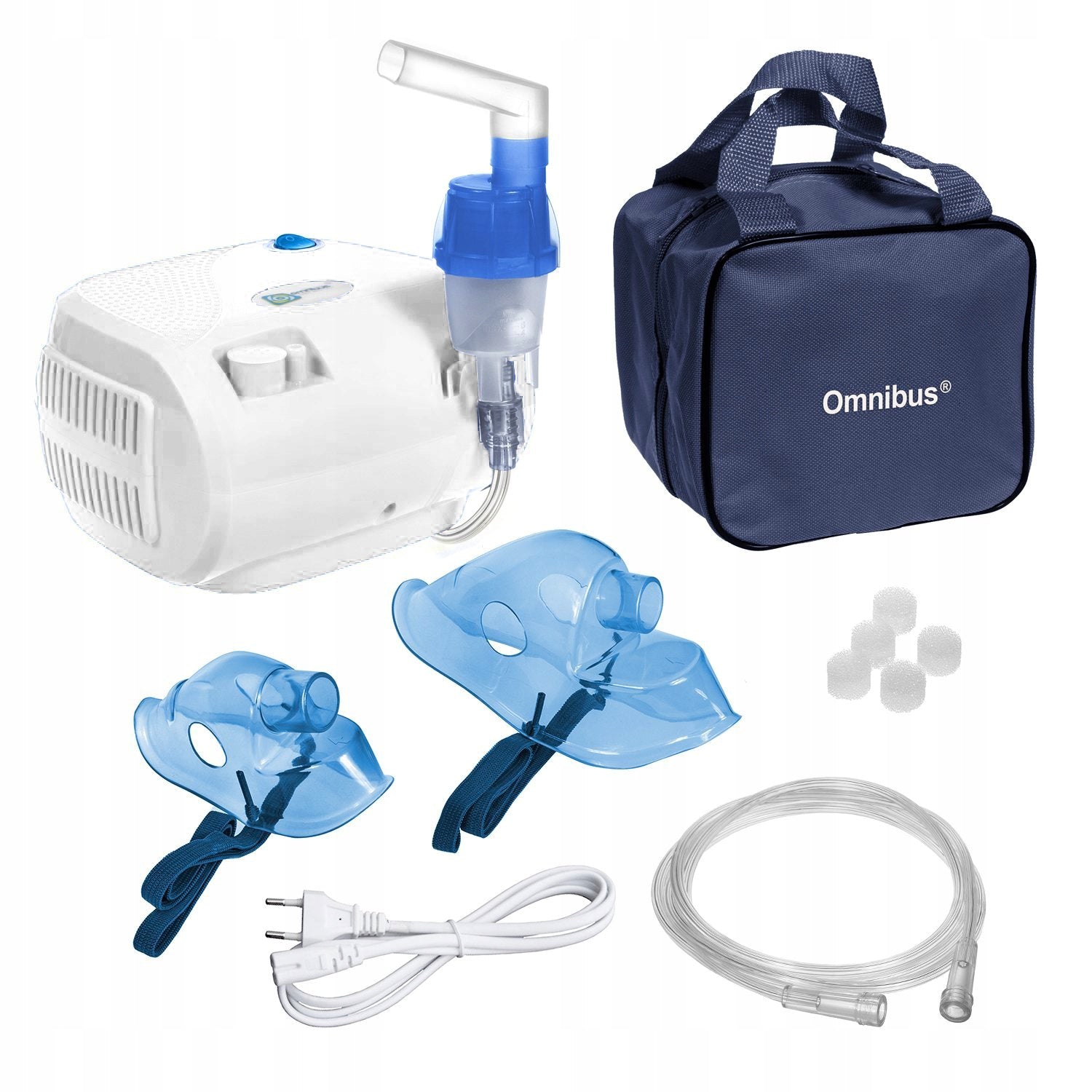 Branded nebuliser inhaler OMNIBUS BR-CN116 ORIGINAL continuous operation, strong Packaging status original