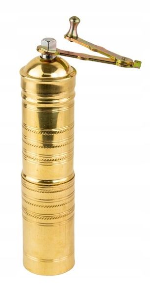 Brass Hand Grinder for Coffee and Spice Turkish