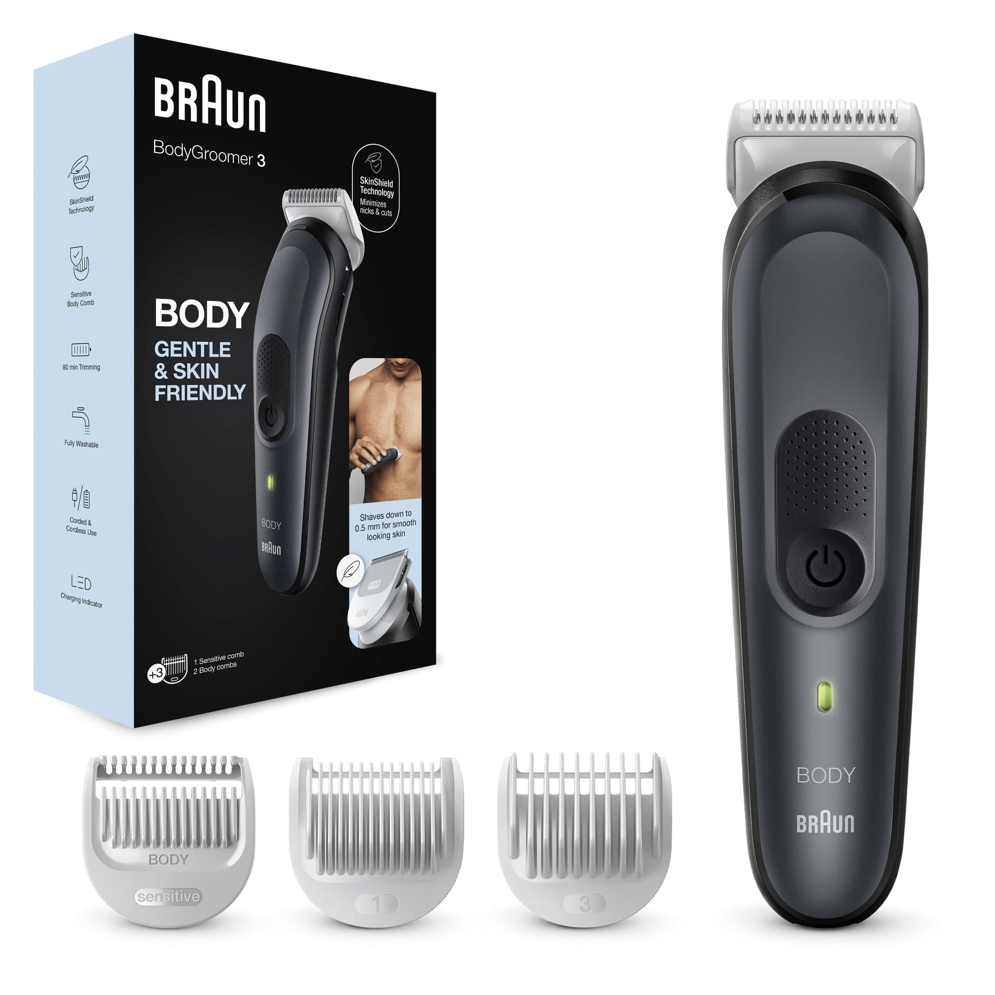 Braun 3 BG3340 Bodygroomer Men's Body Machine Series 3