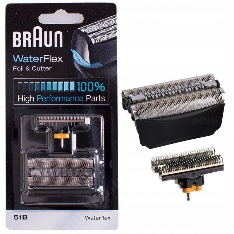 Braun 51B blades and foil for shaver, Braun 51S compatible, original Manufacturer code 51B