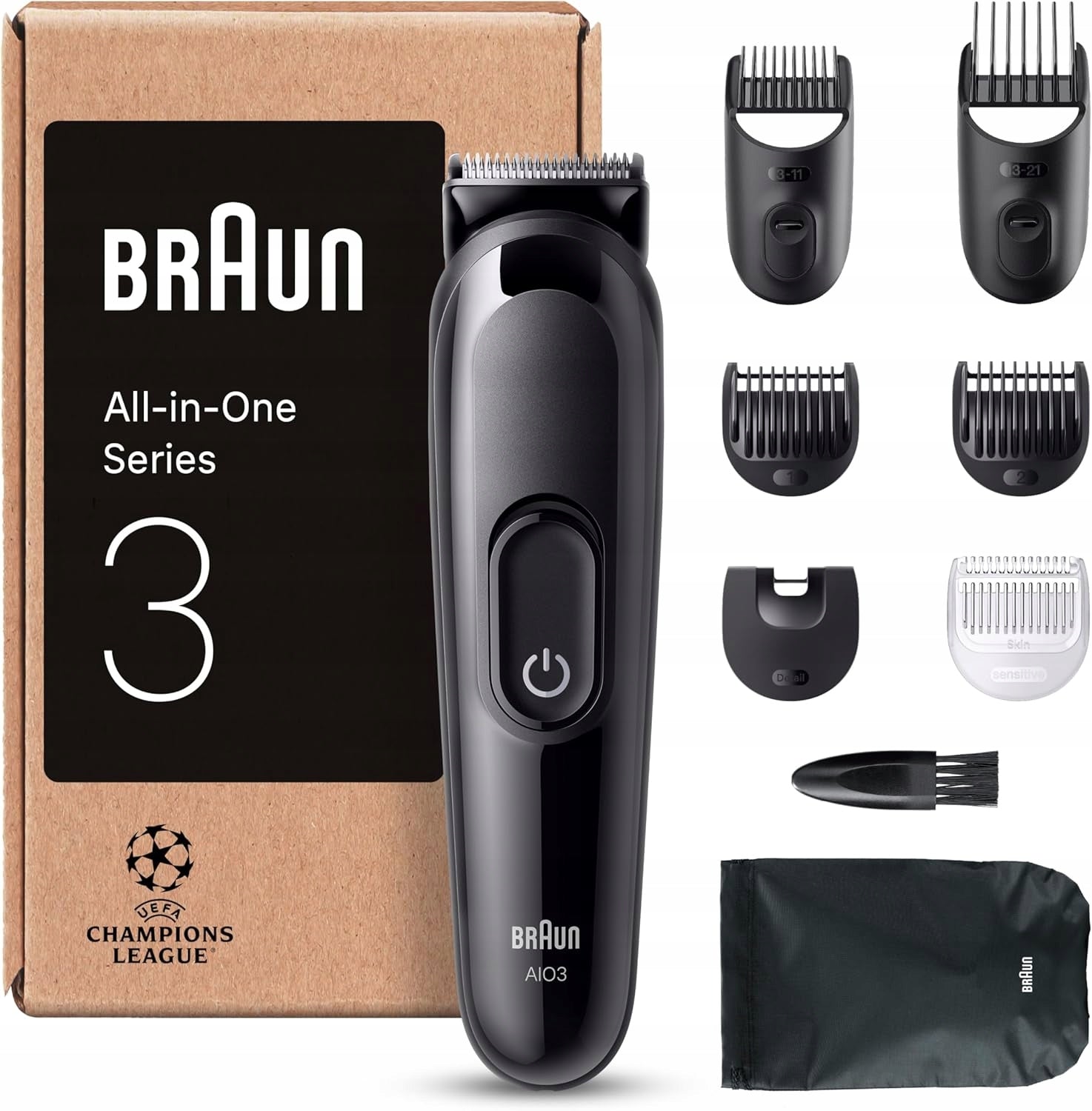 Braun All-in-One Series 3 Trimmer, 8-in-1 AIO3545 Kit