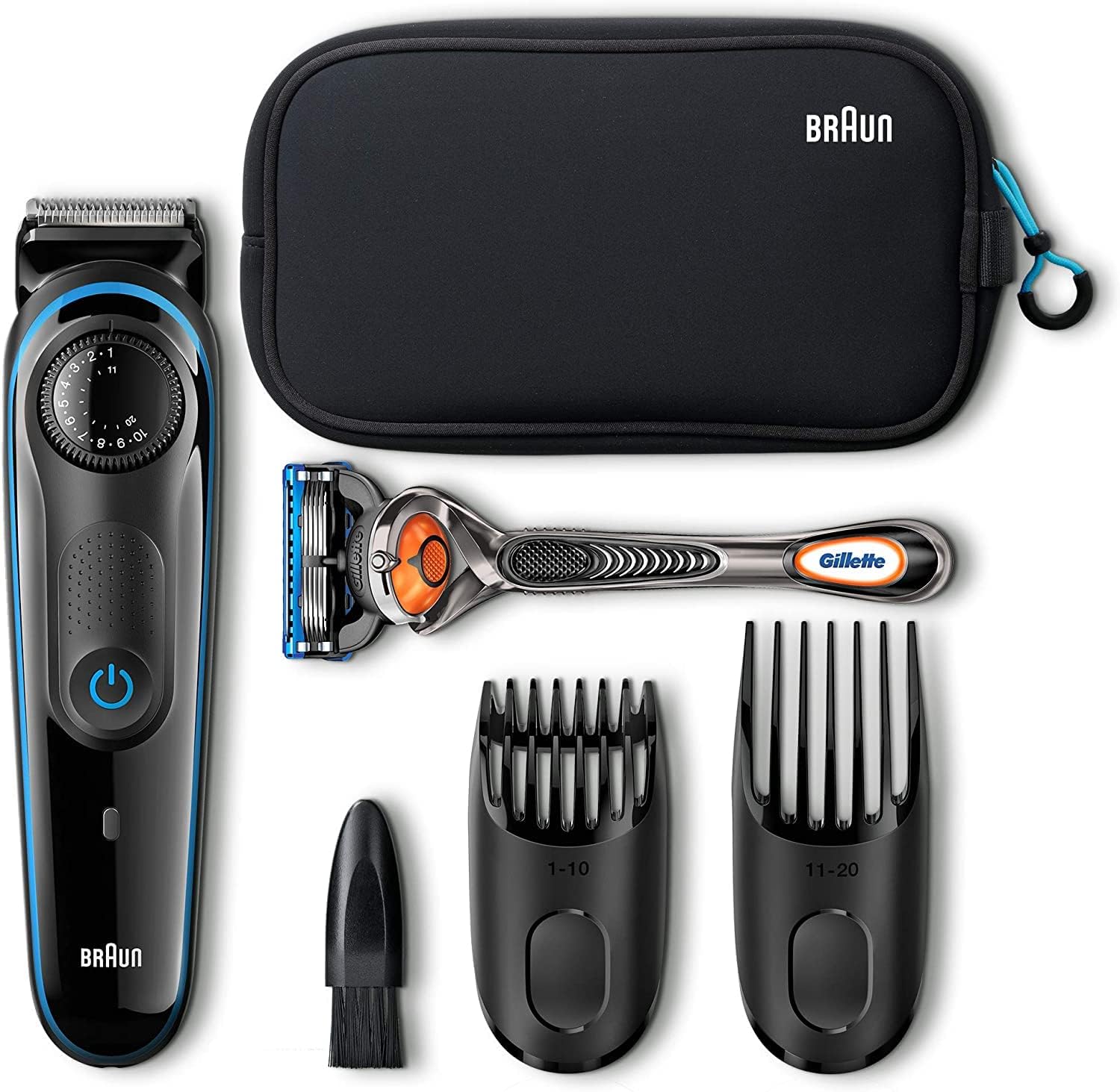 Braun Beard Trimmer BT3940TS Set Gillette Fusion5 ProGlide Brand Braun