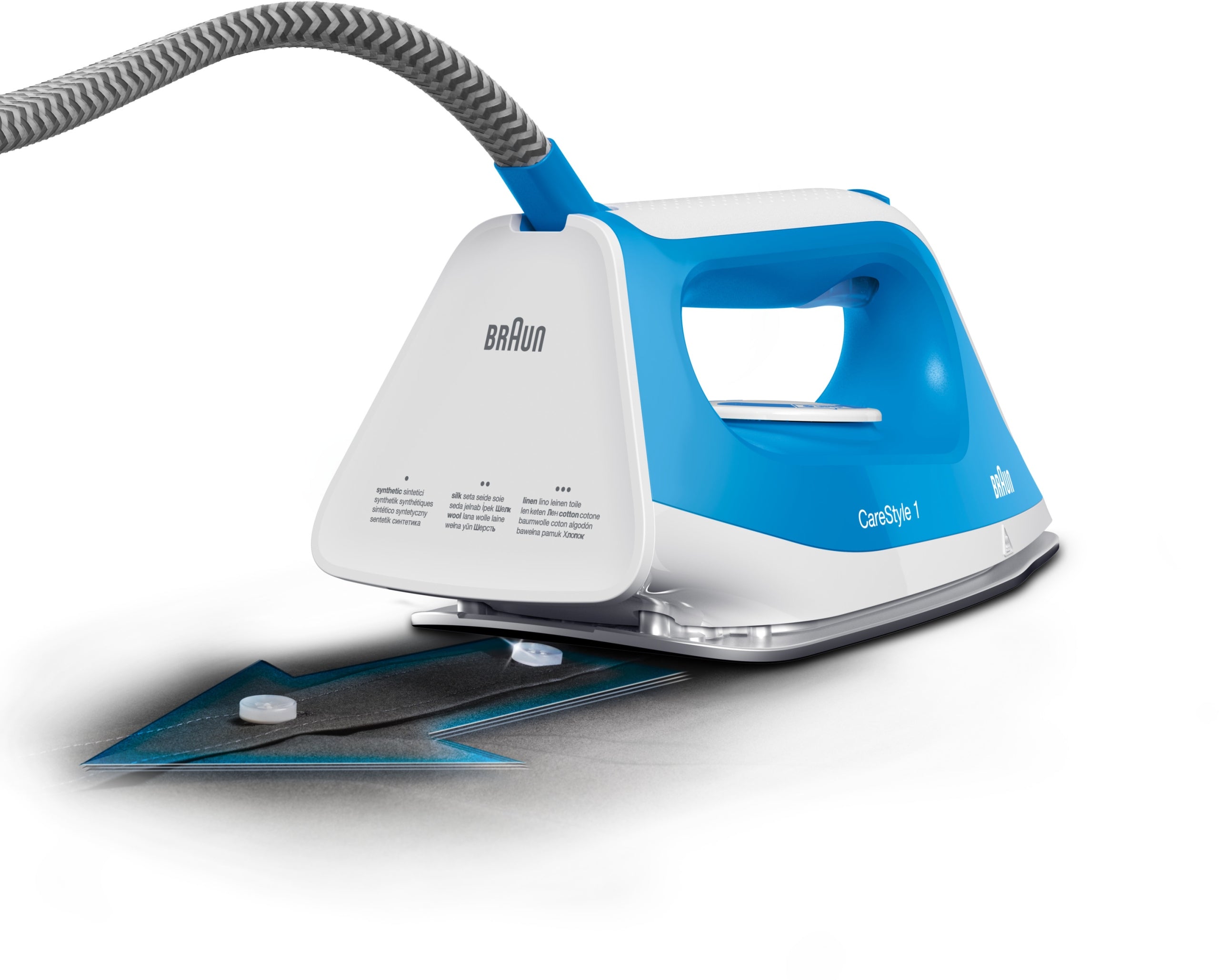Braun IS 1012 BL CareStyle 1 | iron steam station | IS1012BL * pair 340g Manufacturer code 0128802000