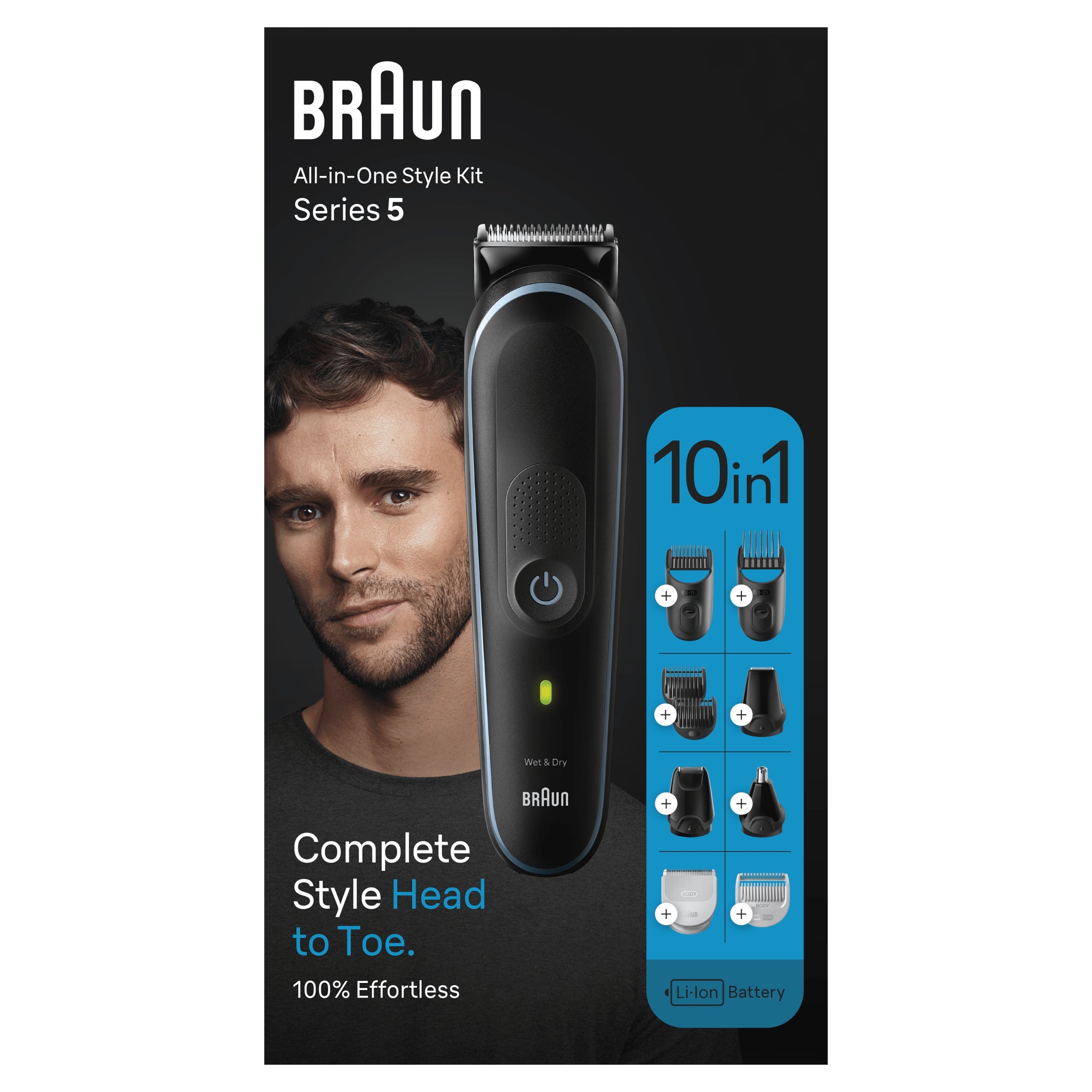 Braun MGK5445 Multifunctional hair, beard and body trimmer Manufacturer code MGK5445