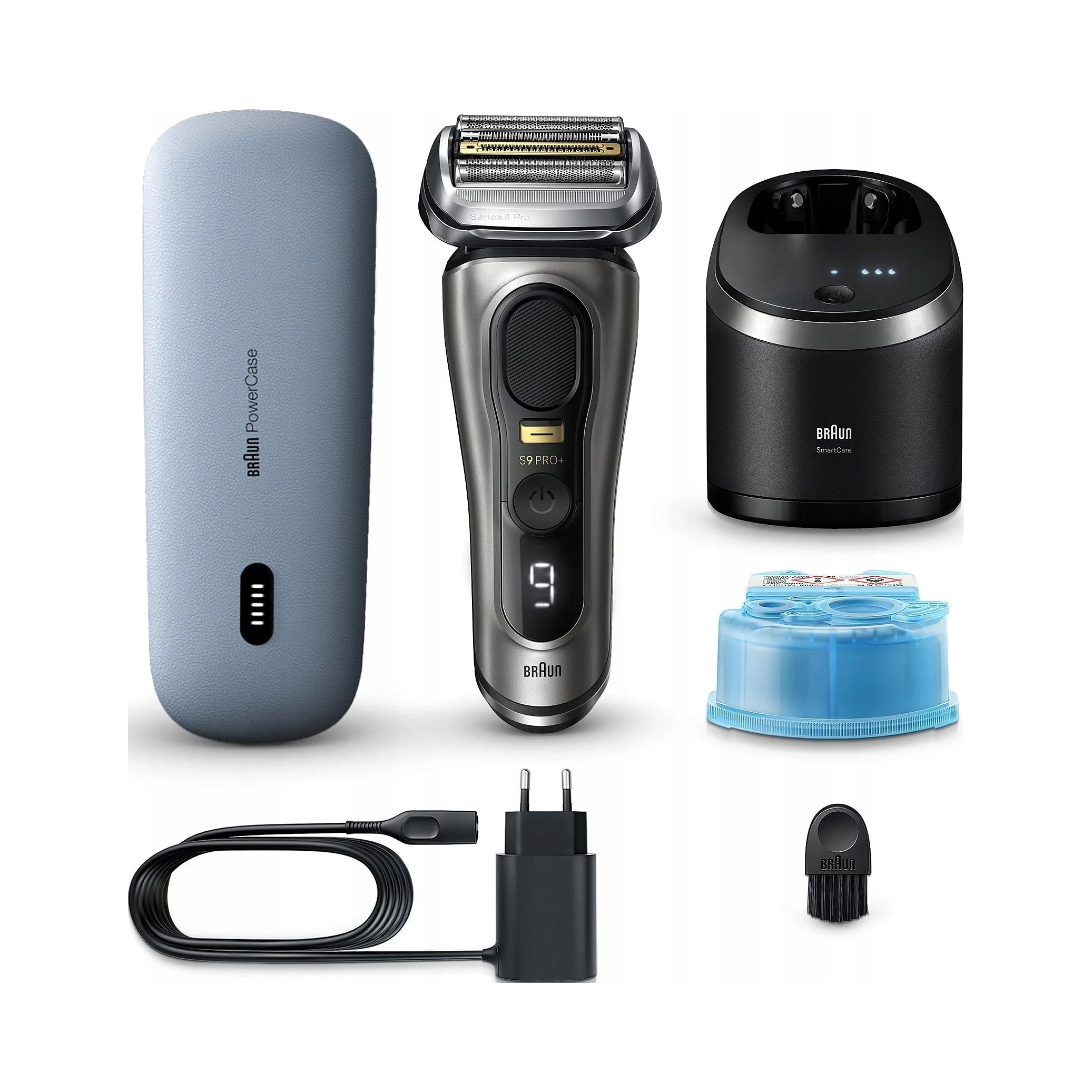 Braun Series 9 Pro+ Silver Electric Shaver Packaging status original