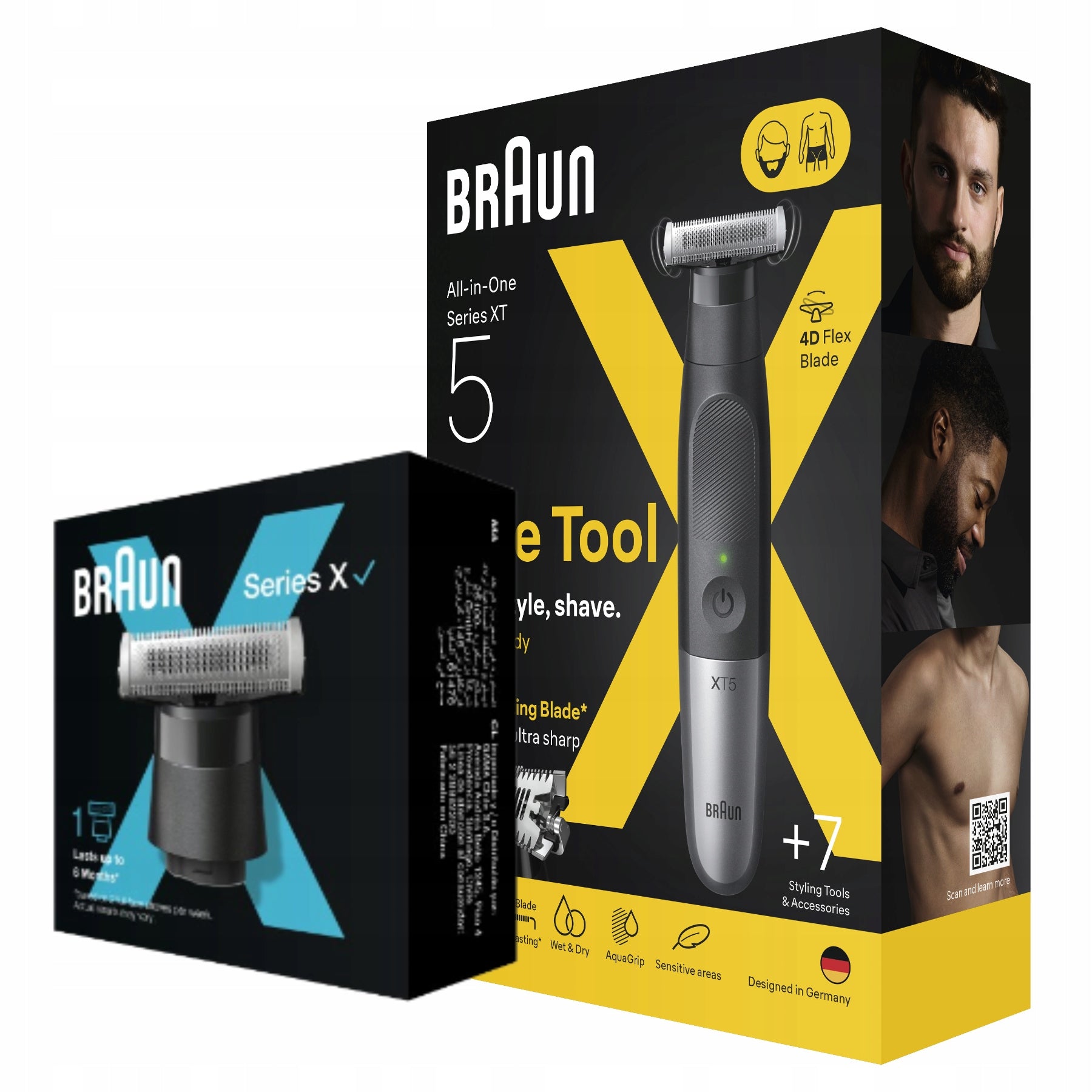 Braun Series X Beard Trimmer and Shaver + Extra Blade Styler XT20
