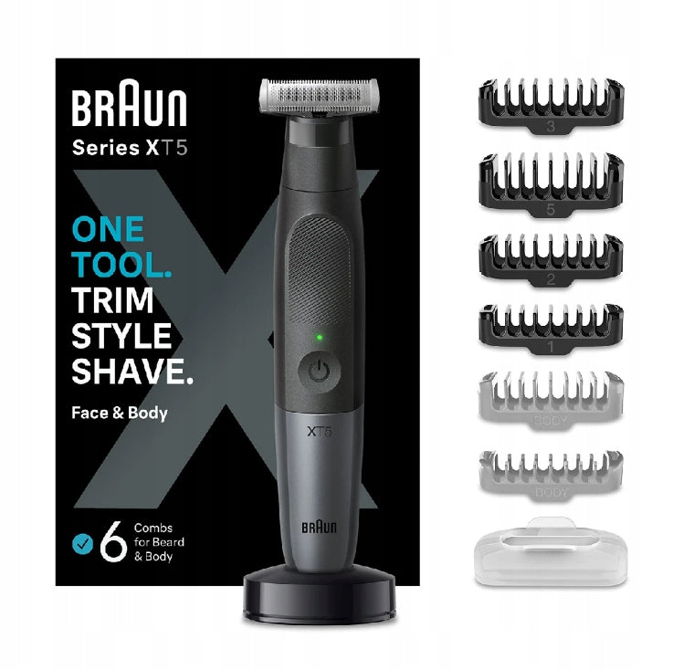 Braun Series XT5300 Wet and Dry Trimmer Beards and Bodies 4D Blade