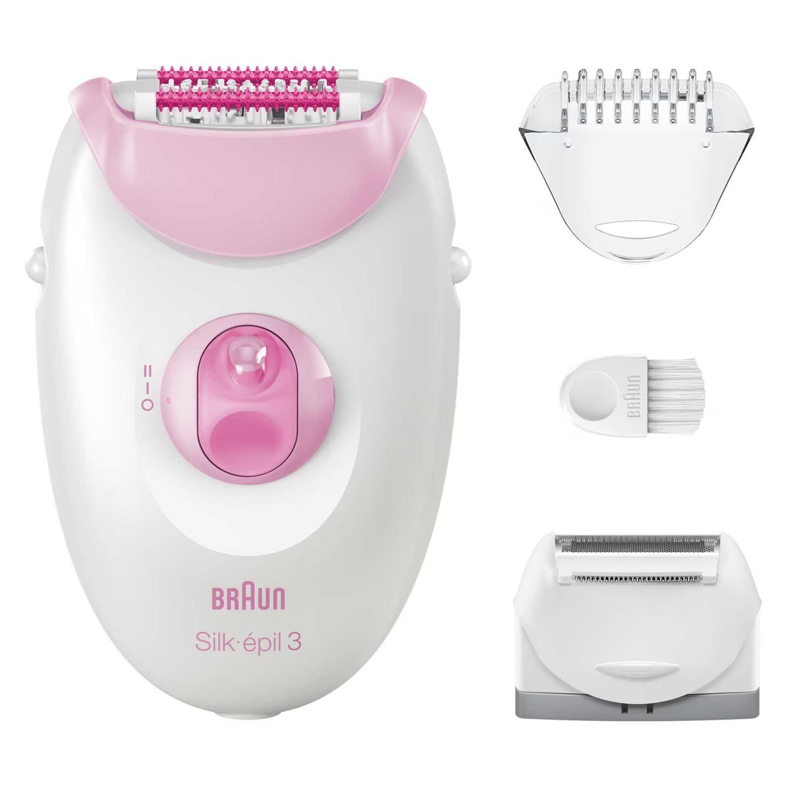 Braun Silk-épil 3 epilator 3-031, MicroGrip, Smart Light, 20 tweezers Model Silk-épil 3-031