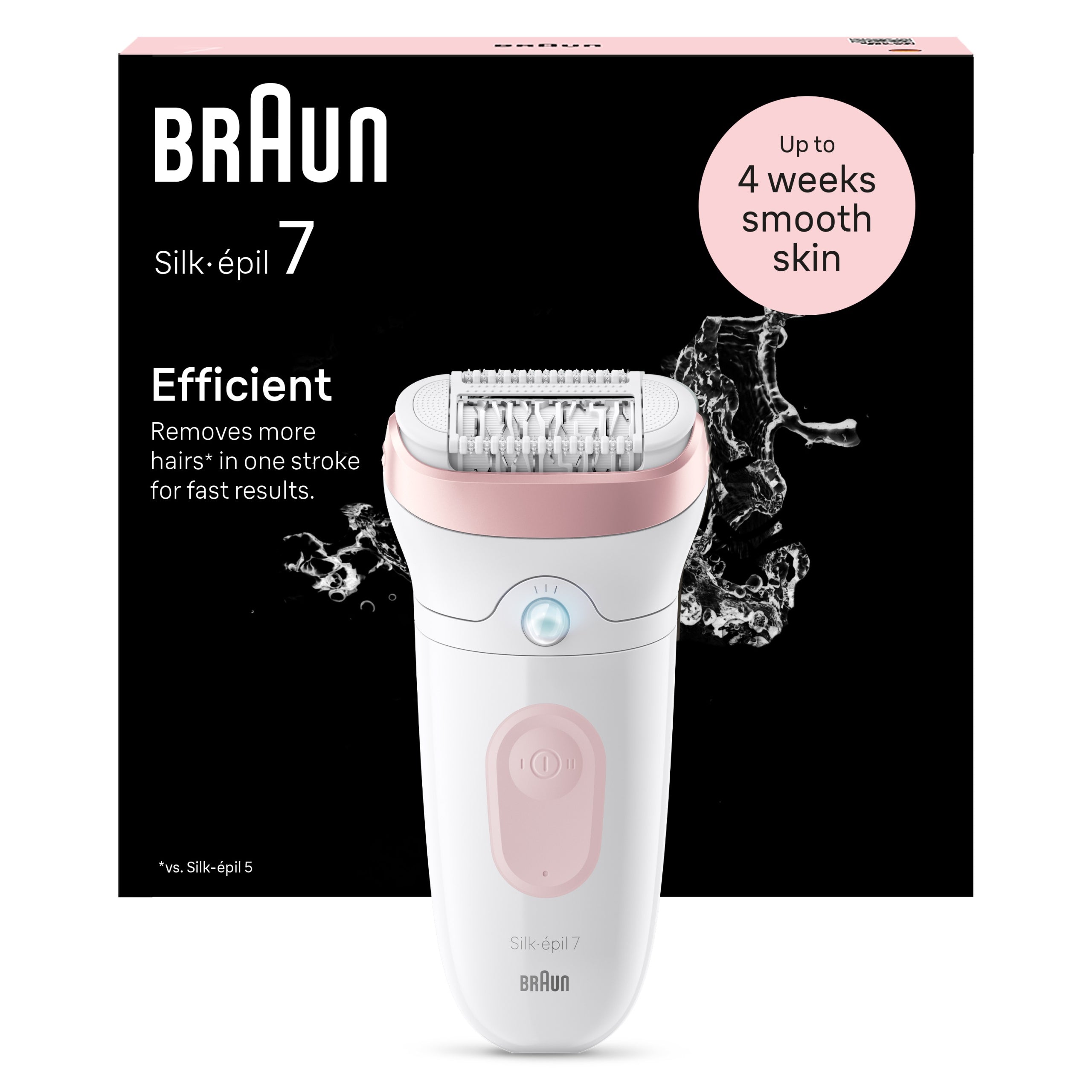 Braun Silk-épil 7 7000 epilator for body and legs waterproof Manufacturer code 7500435225151