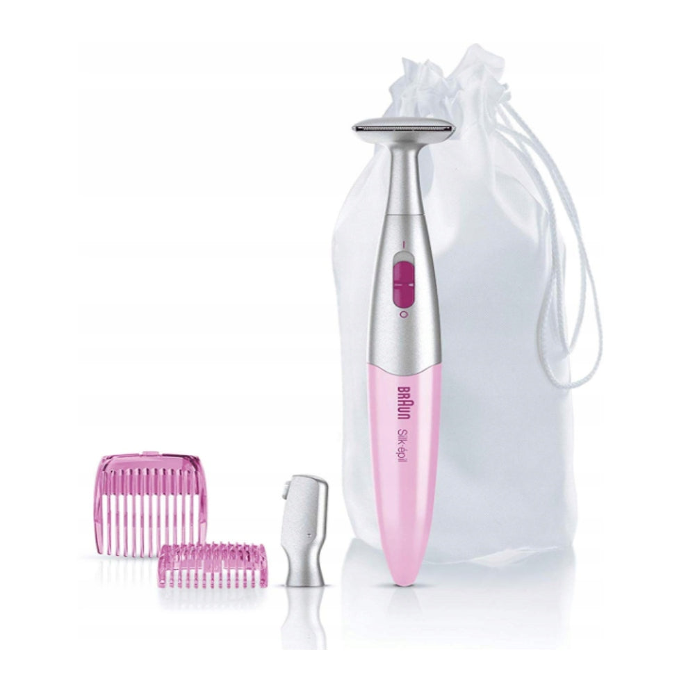 Braun Silk-épil FG 1100 Women's Bikini Trimmer Pink Batteries included no