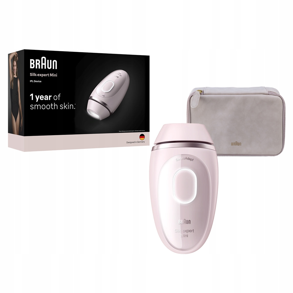 Braun epilator IPL Silk expert Mini full body laser hair removal+FREEBIE