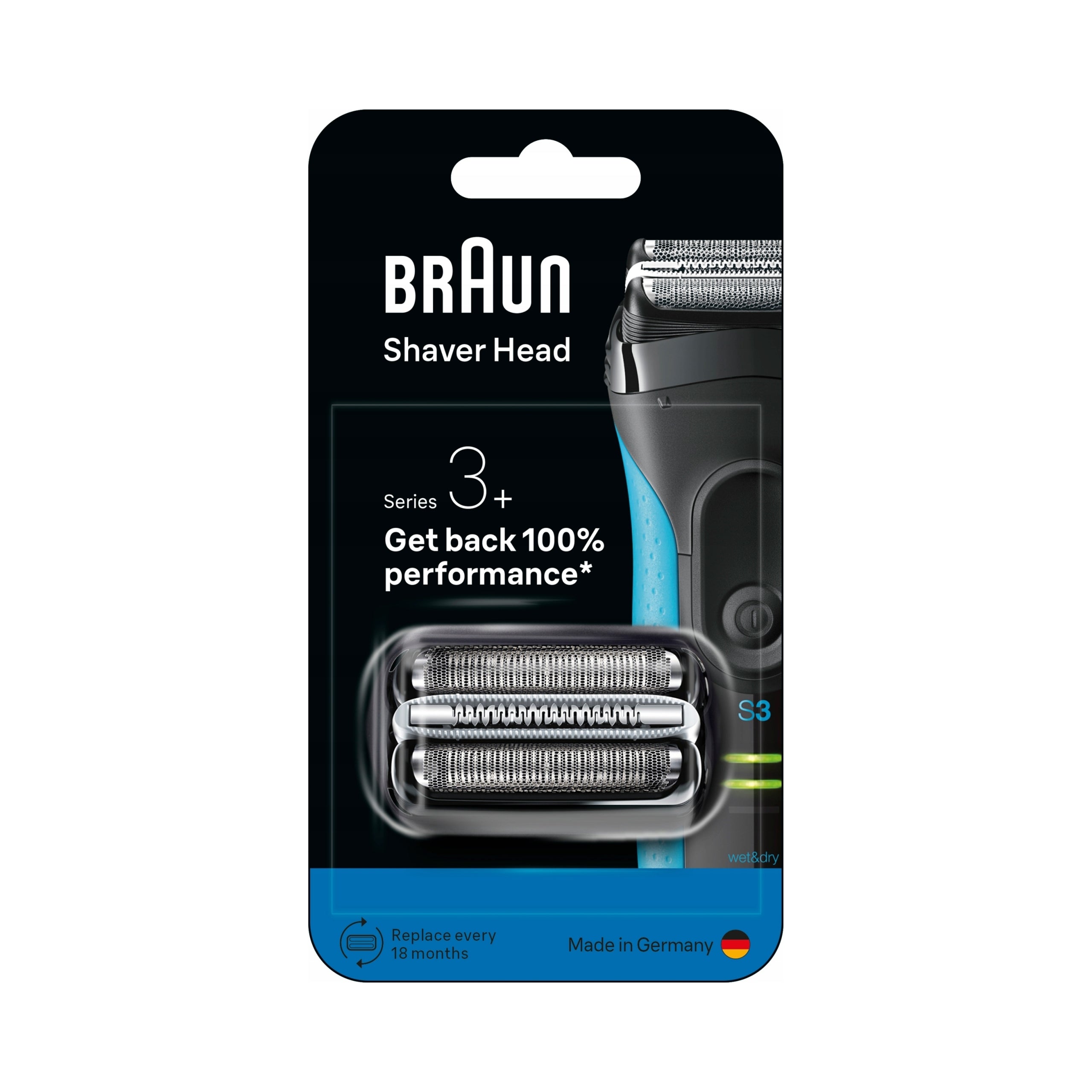 Braun replacement electric shaver head Series 3+, 32B Packaging status original