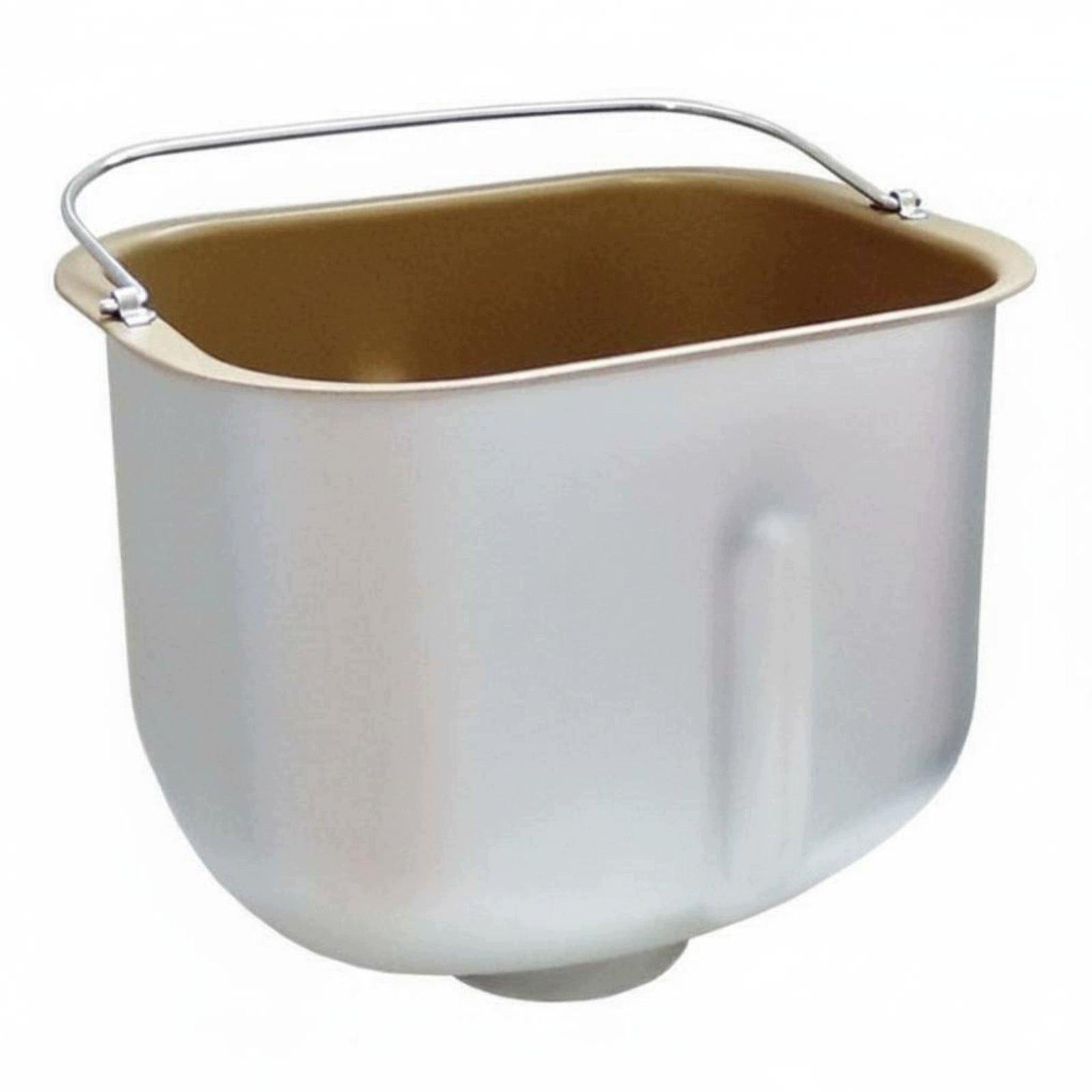 Bread Machine Pan Nonstick Metal Bread Maker Bucket Replacement Gold