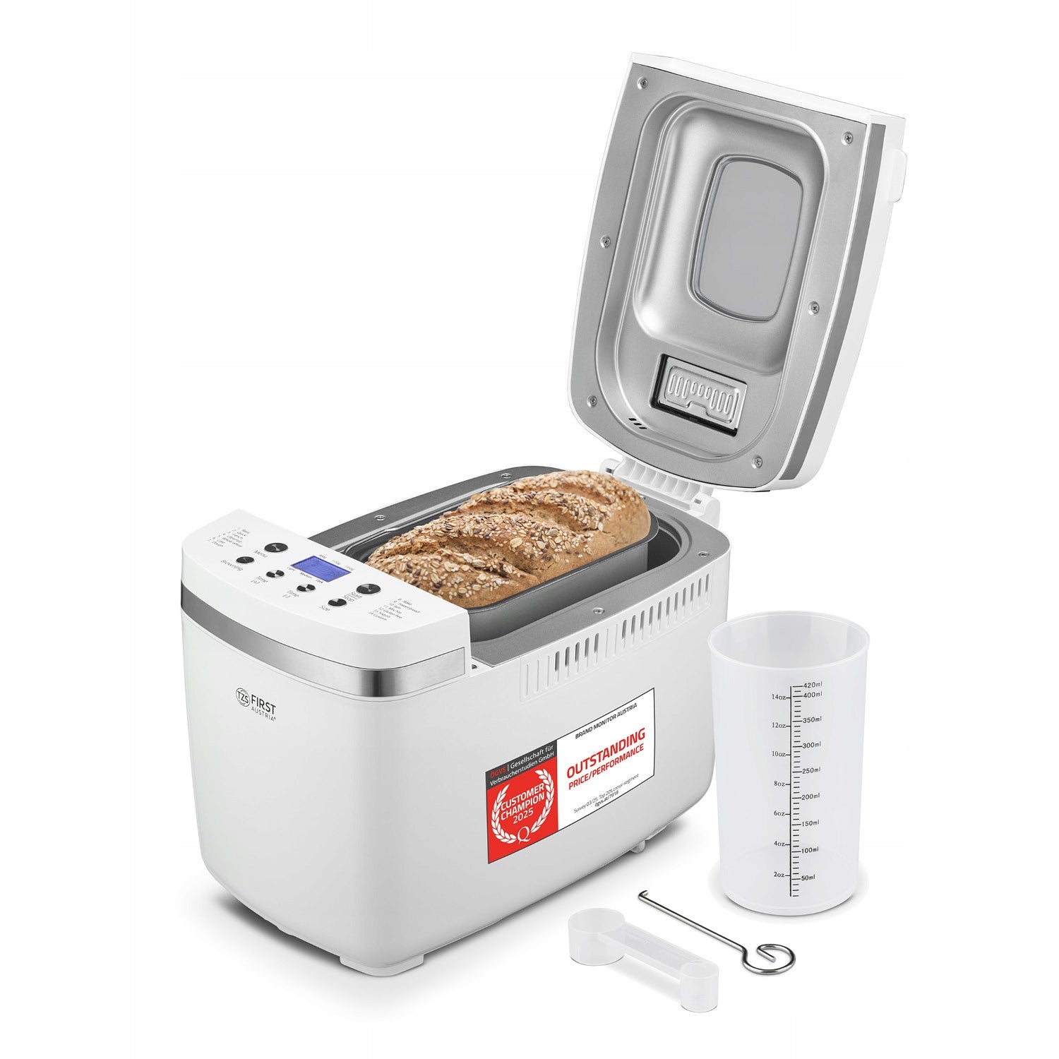 Bread Maker TZS First Austria FA-5152-5 Vending Machine 14 Programs 850W Manufacturer code FA-5152-5