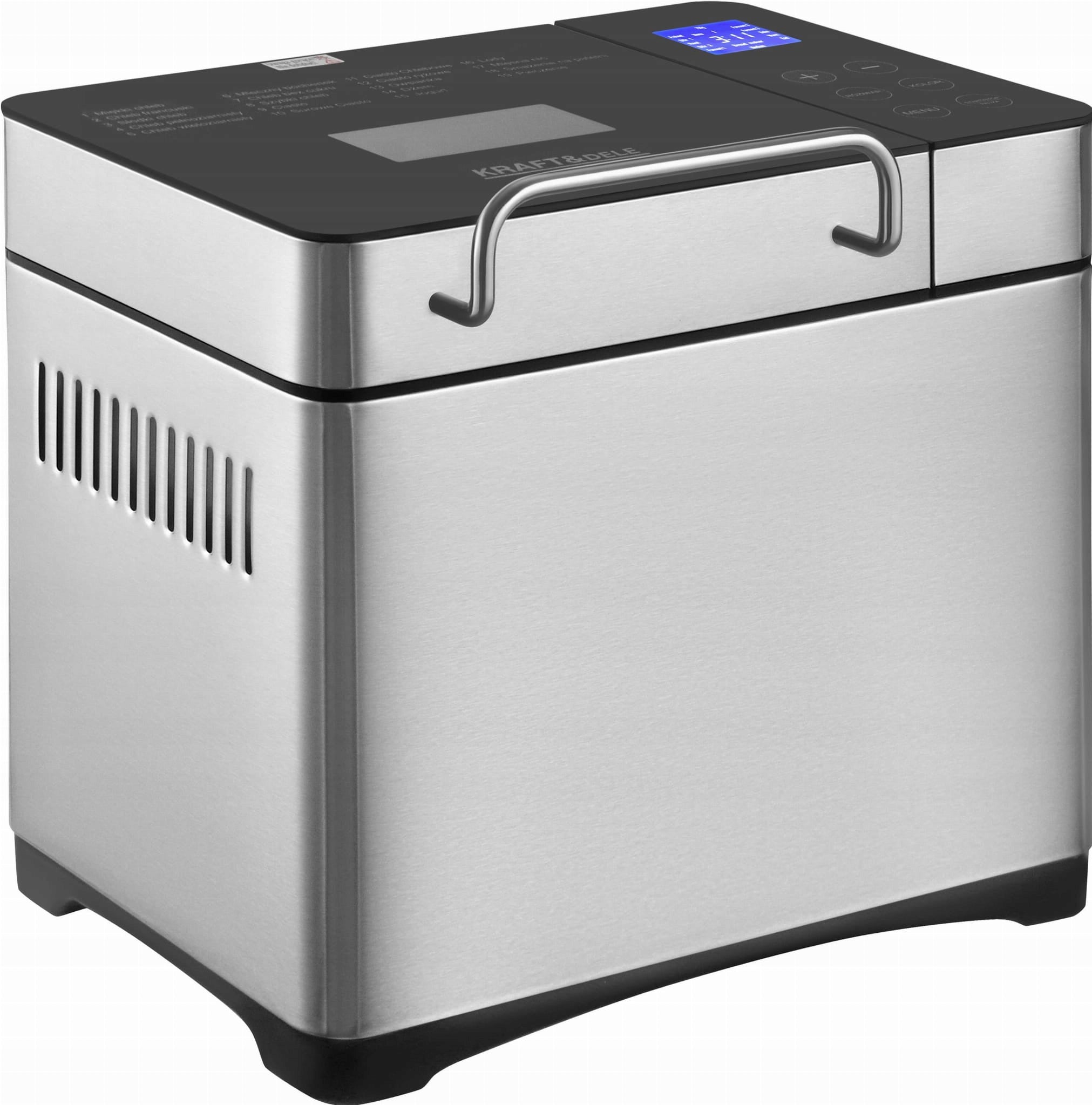 Bread maker - 19 KRAFT&DELE KD4220 programs Manufacturer code KD4220