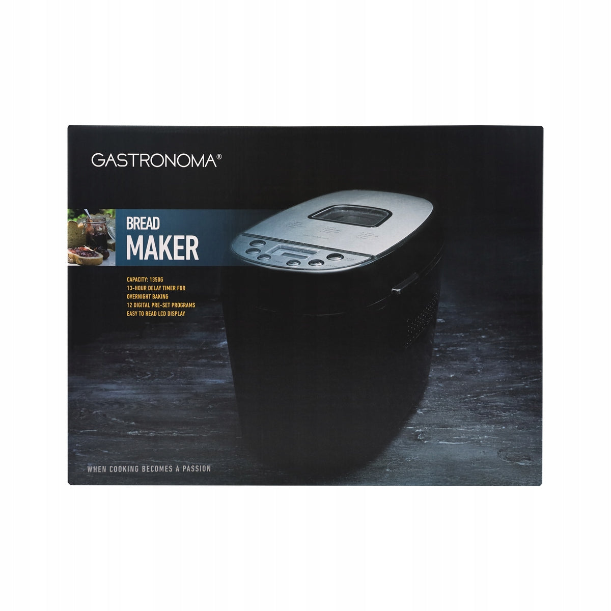 Bread maker GASTRONOMA 12 programs LCD timer black 18260001 Brand no brand