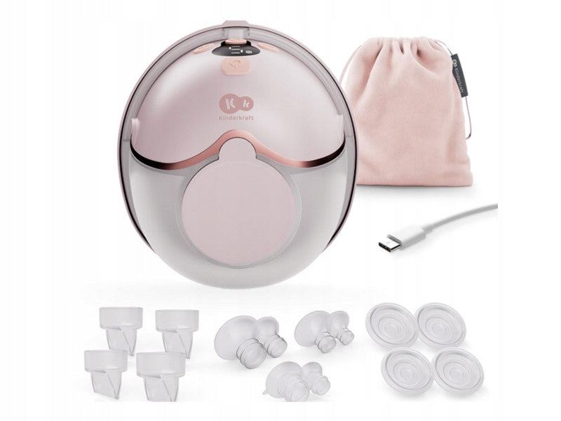 Breast Pump KINDERKRAFT Hands Free MamaFlow Pink