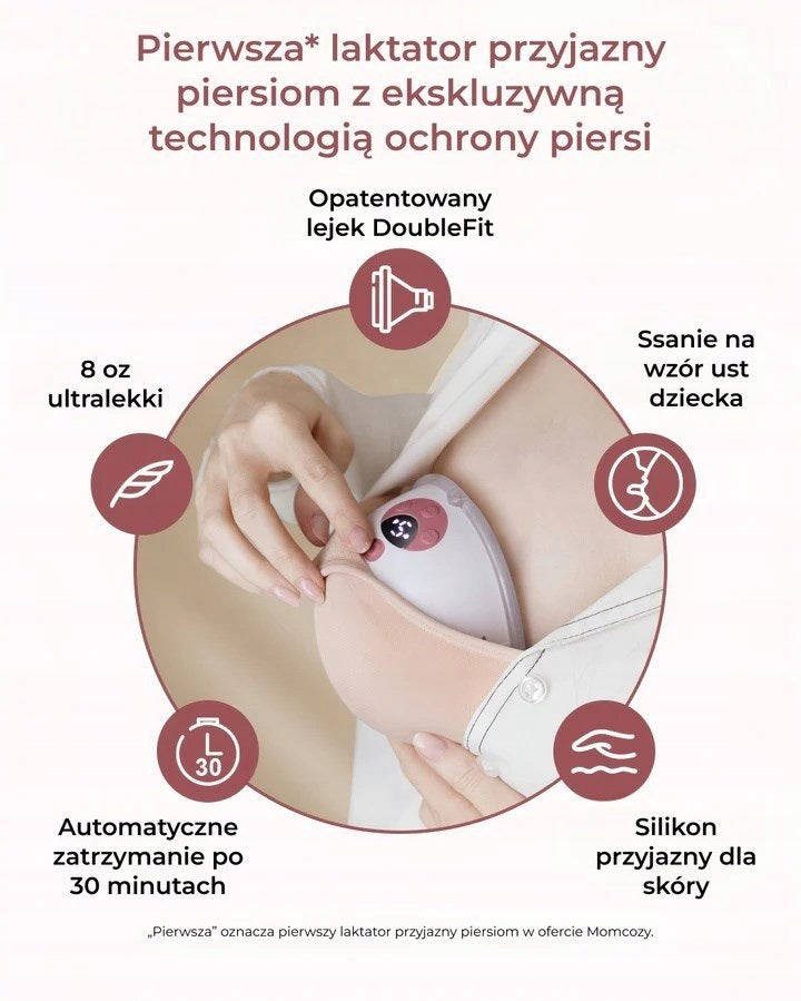 Breast pump Momcozy M5 double red Packaging status original