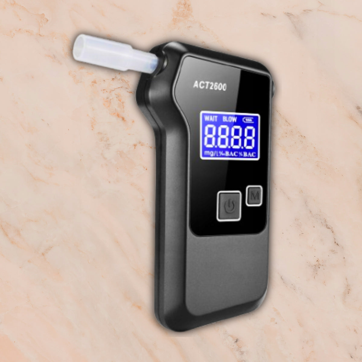 Breathalyzer ACT2600 electrochemical calibration ORIGINAL 10 MOUTHPIECES sensor Packaging status original