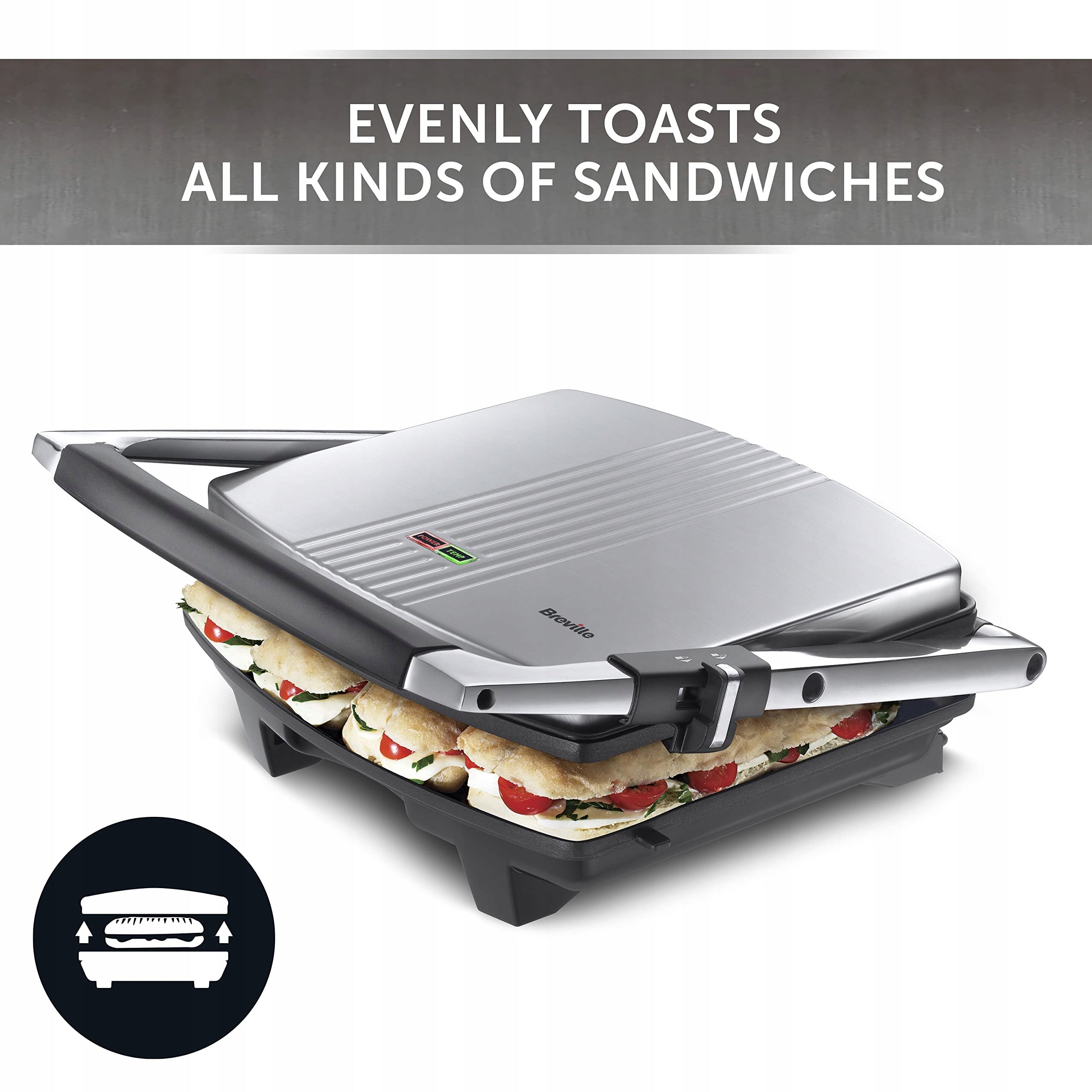 Breville VST026X sandwich and casserole toaster oven Power rating 2000 W