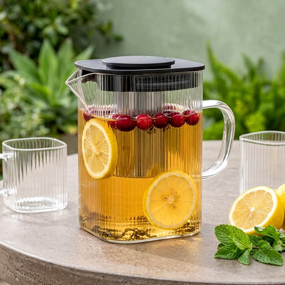 Brewer JUG WITH INFUSER strainer teapot brewing tea herbs 1L Packaging status original