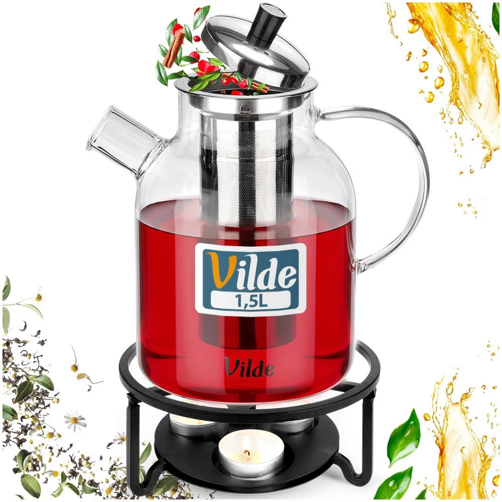 Brewer JUG WITH Strainer Tea Brewing Herbs 1,5L