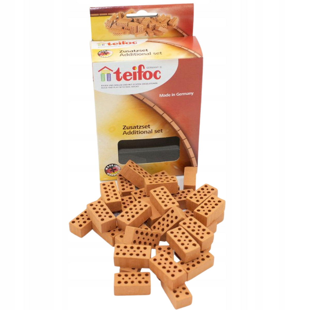 Bricks Teifoc Rectangular Red Construction Set 32 pieces