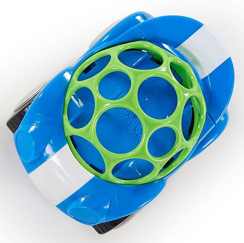 Bright Starts, Toy car Oball with rattle, blue-green Packaging status original
