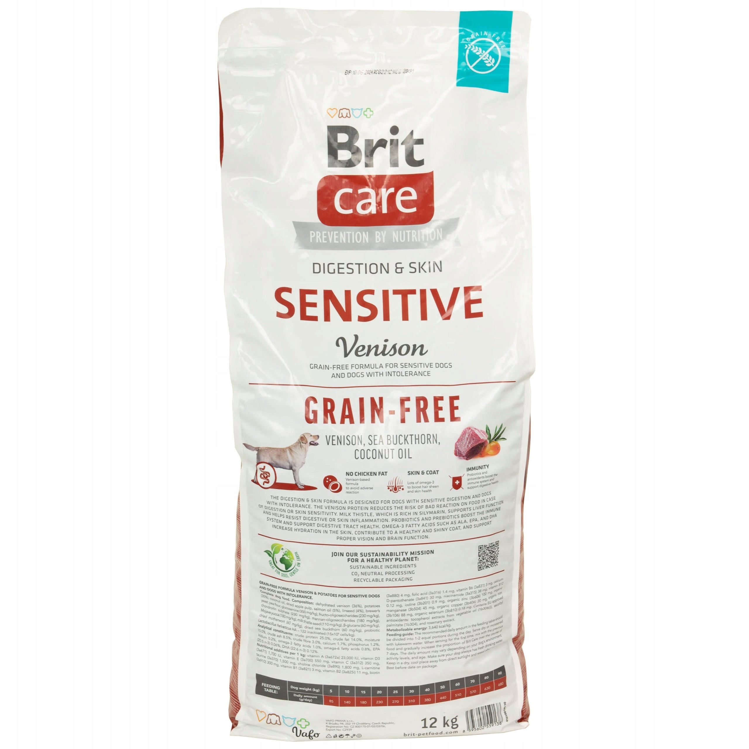 Brit Care Dog Grain-Free Sensitive, venison and potatoes 12kg Brand Brit