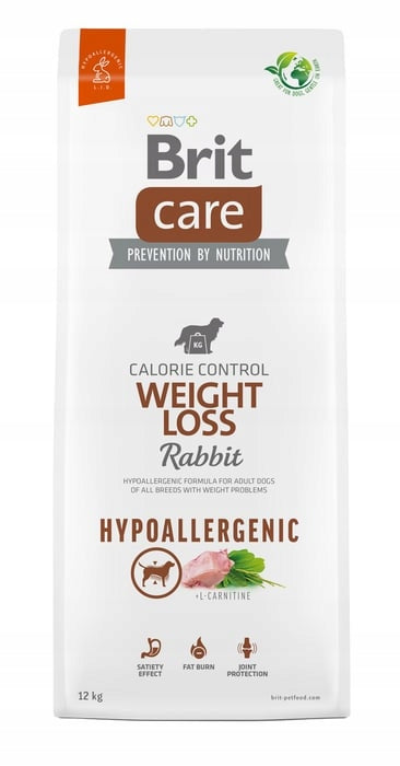 Brit Care Dog Hypoallergenic Weight Loss 12 kg rabbit Brand Brit